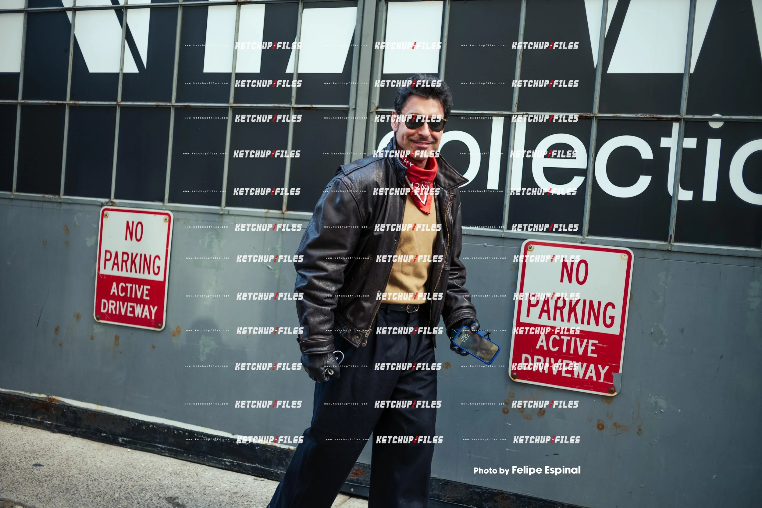 Street Style Photo of Alex Badia at the Zankov FW26 New York Fashion Week Show