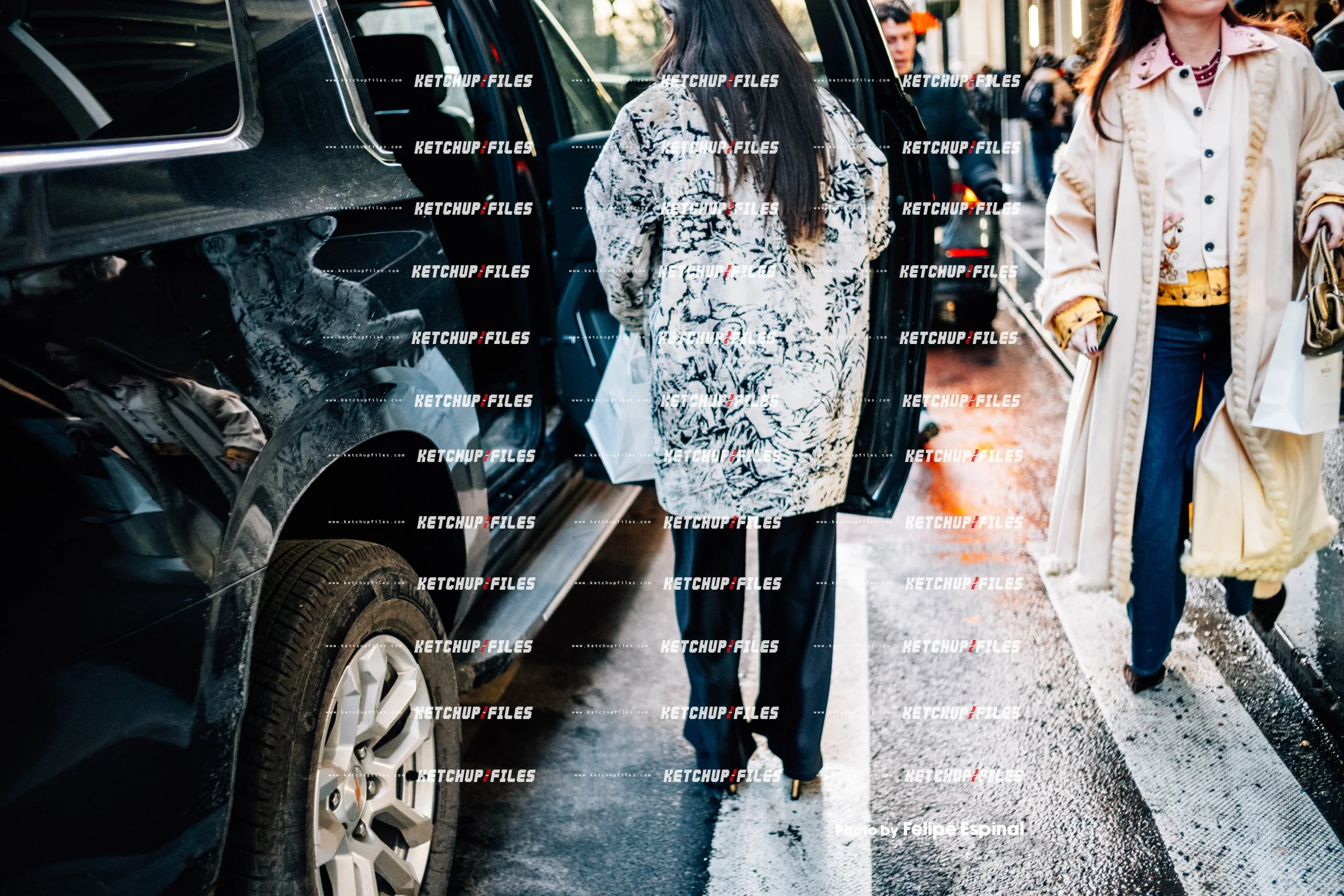 Street Style Photo of Guest at the Prabal Gurung FW26 New York Fashion Week Show