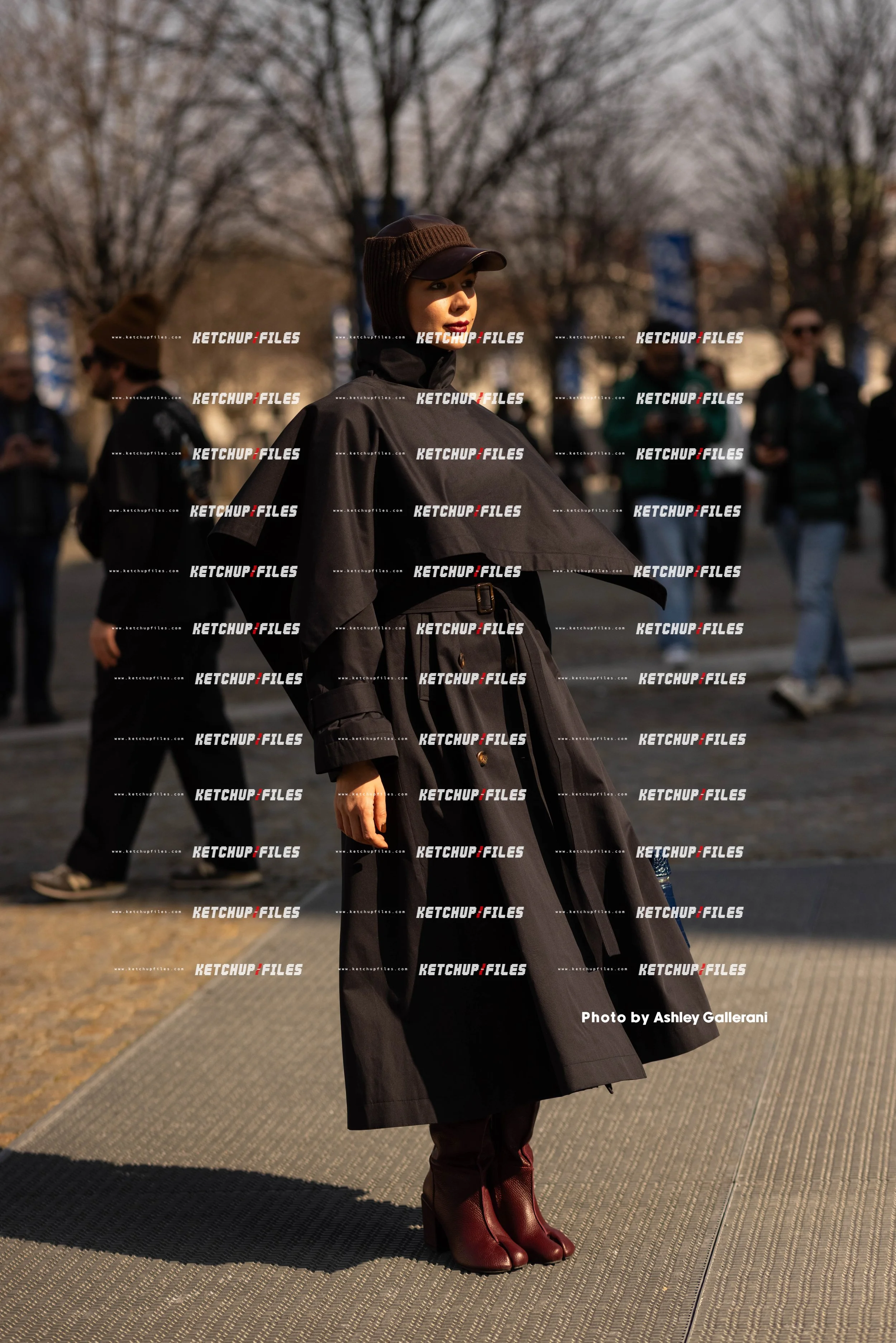 Street Style Photo of Guest at the Prada FW26 Milan Fashion Week Show