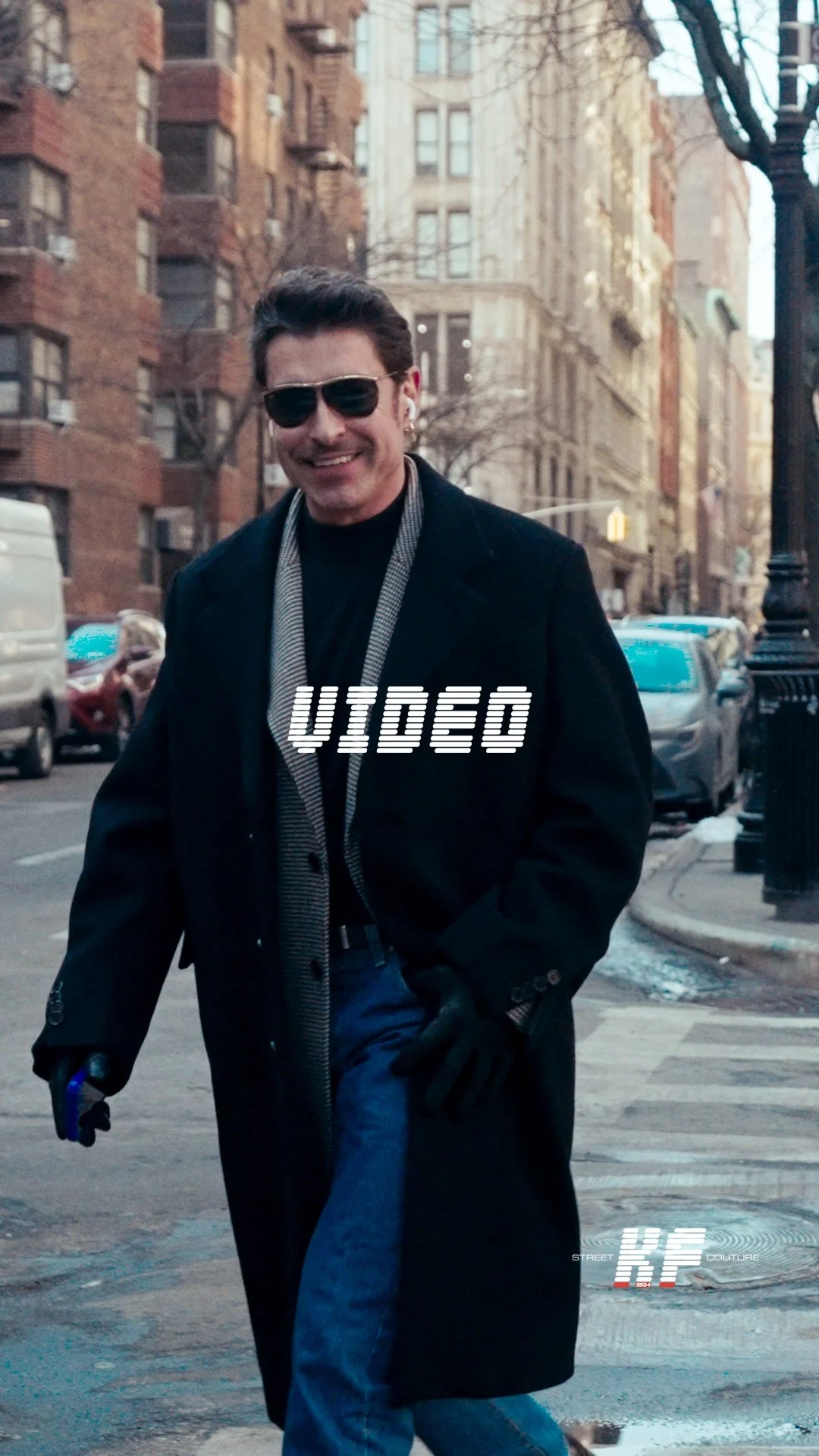 Street Style Video of Alex Badia at the Anna Sui FW26 New York Fashion Week Show