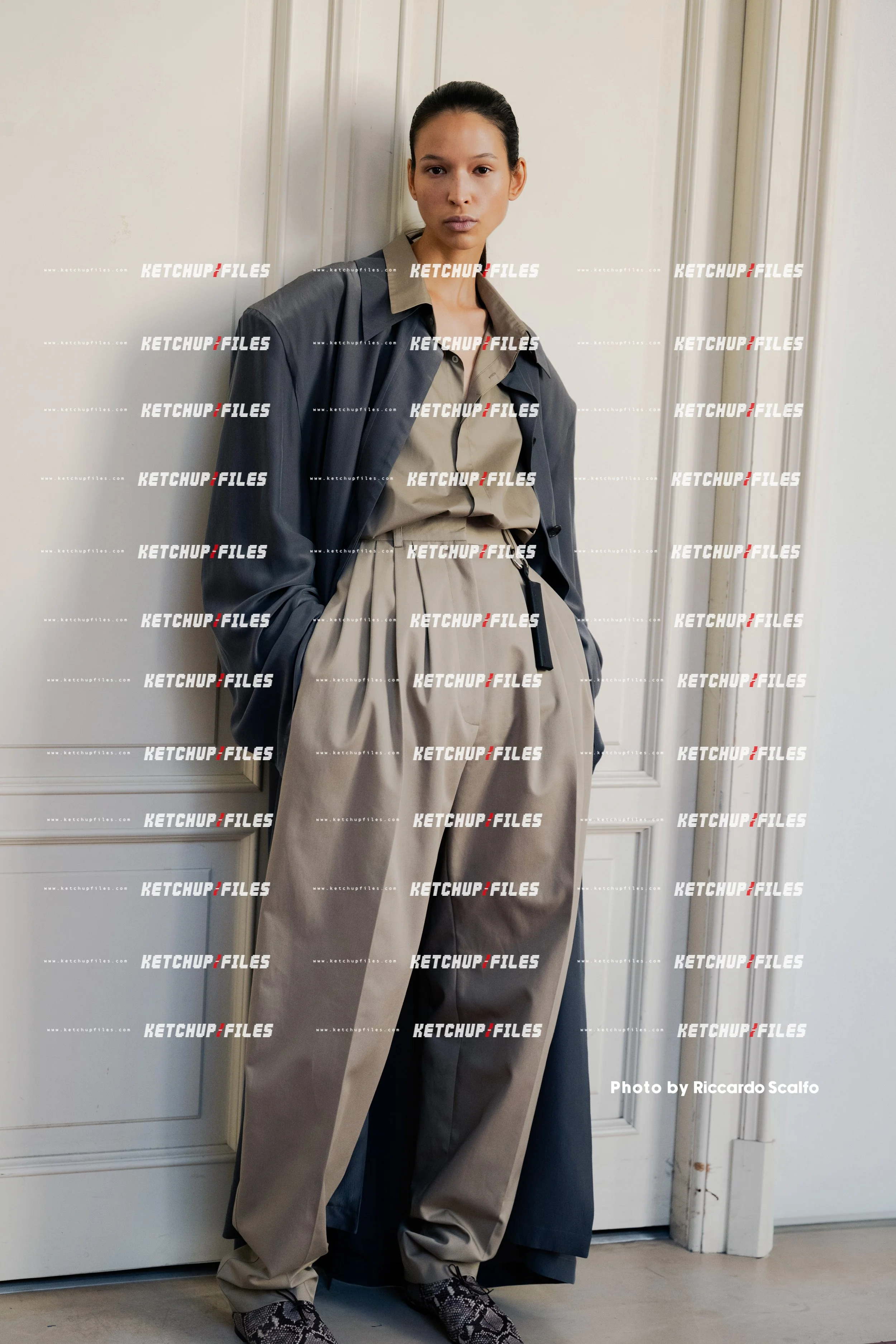 Backstage Photo at the Calcaterra SS26 Milan Fashion Week Show SS26