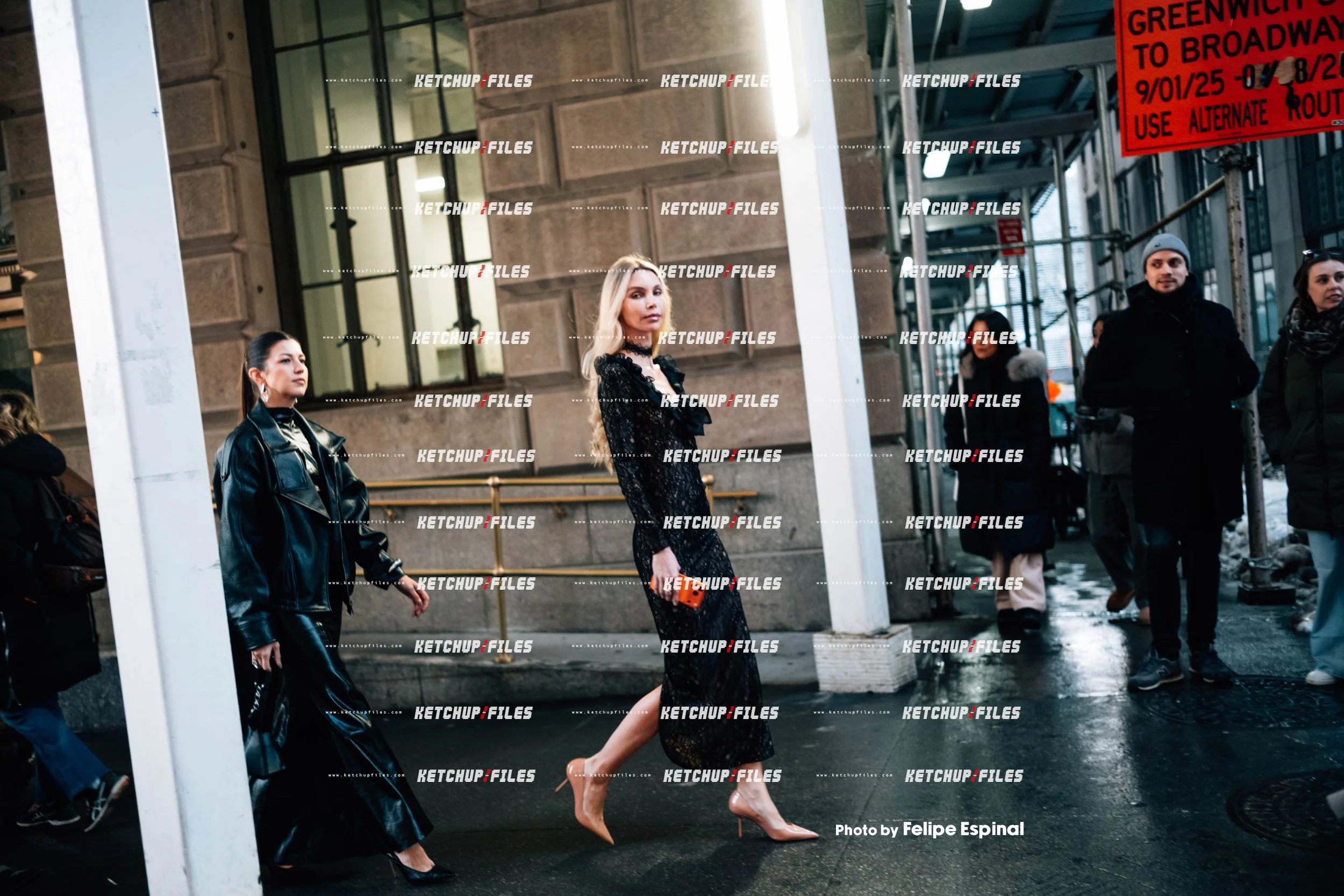 Street Style Photo of Guest at the Prabal Gurung FW26 New York Fashion Week Show
