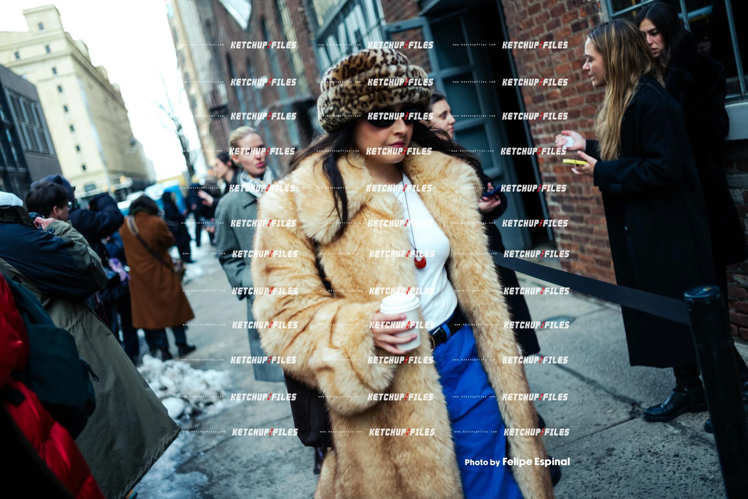 Street Style Photo of Guest at the Zankov FW26 New York Fashion Week Show