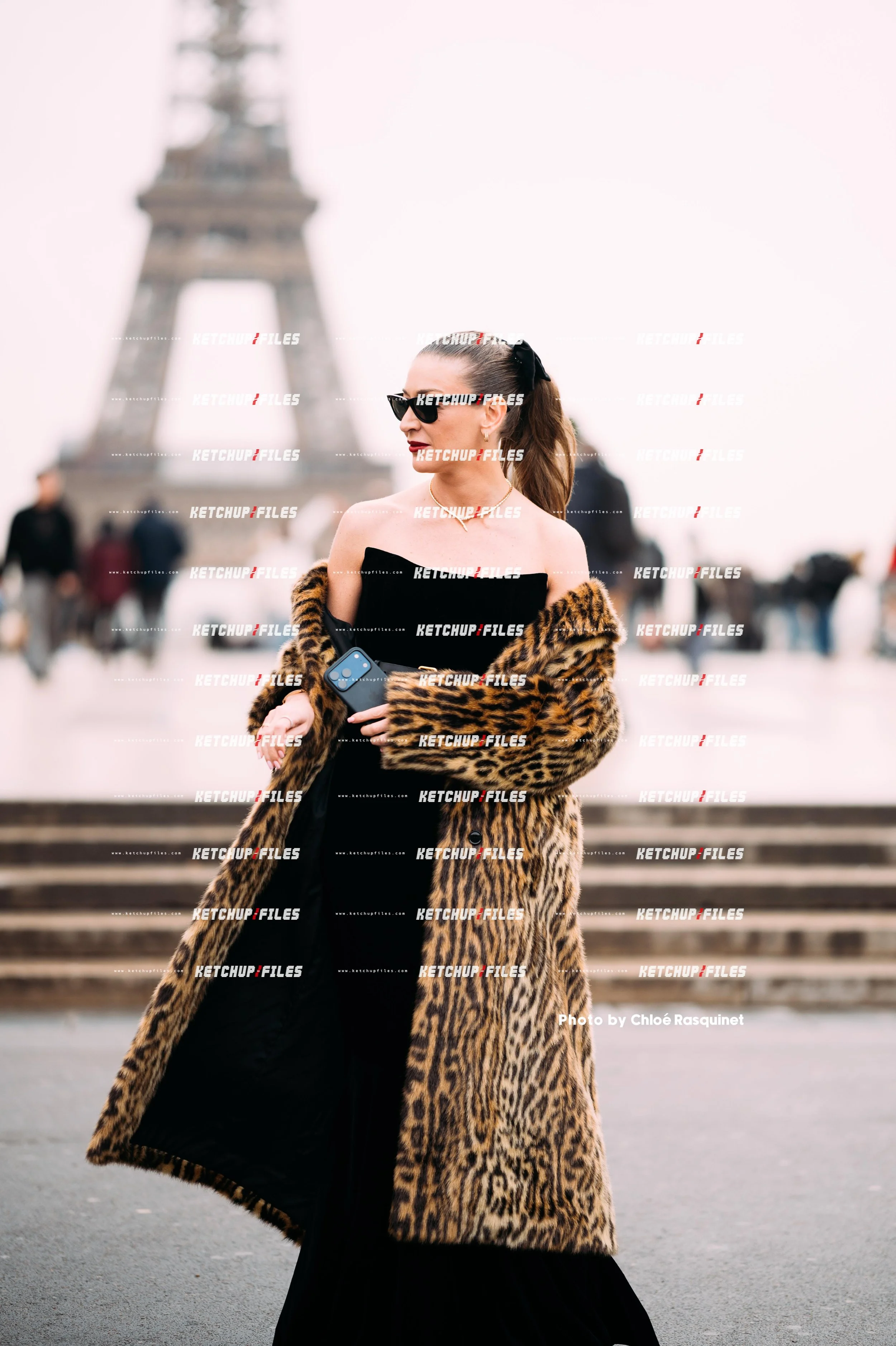 Elie Saab SS26  2026 Street Style Photography | Fashion Week Editorial Photo