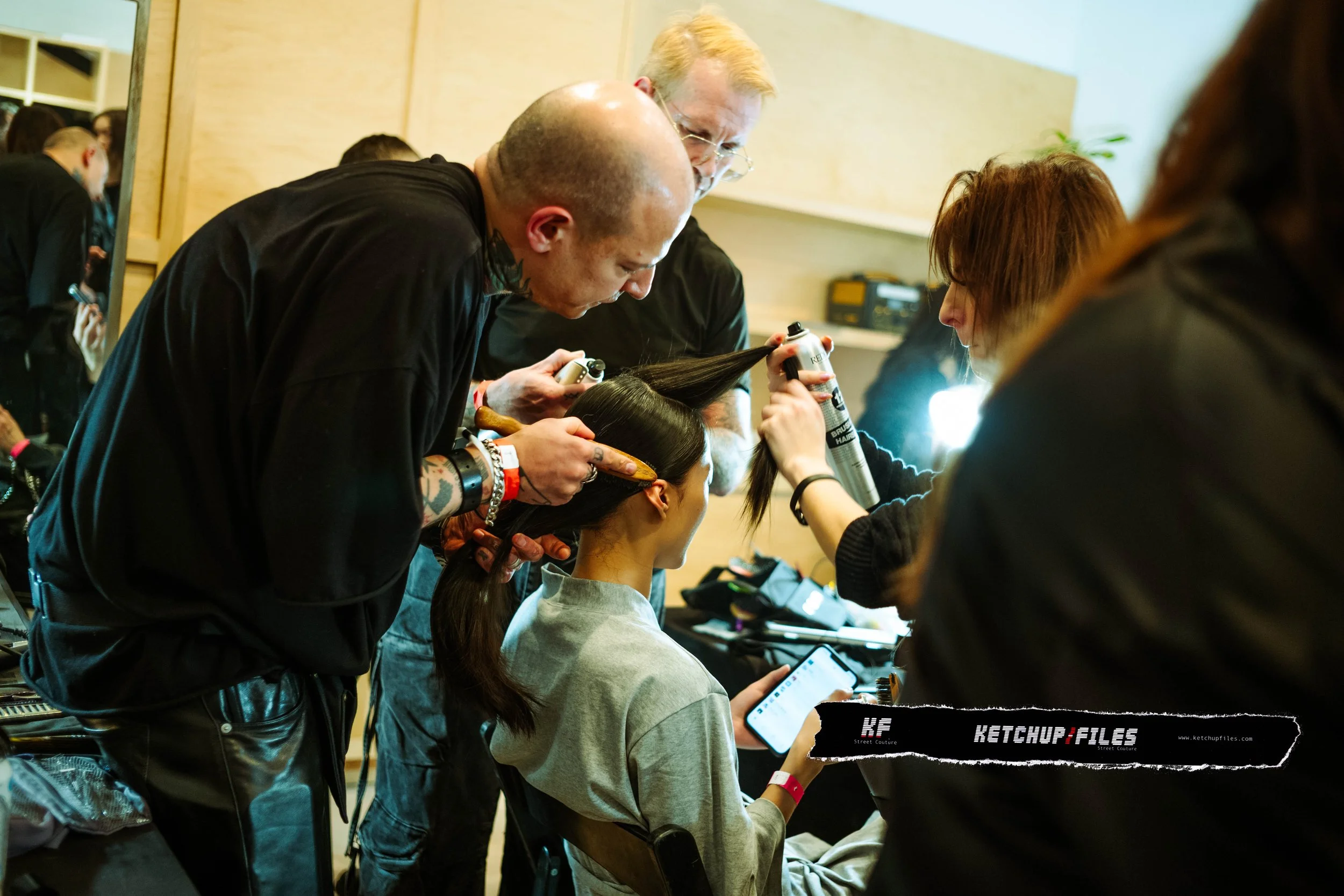 ashlyn fw26 backstage  FW26 New York Fashion Week fall winter 2026 street style images ketchup files photography by felipe espinal controbutor la semana de la moda fashion week77.jpg