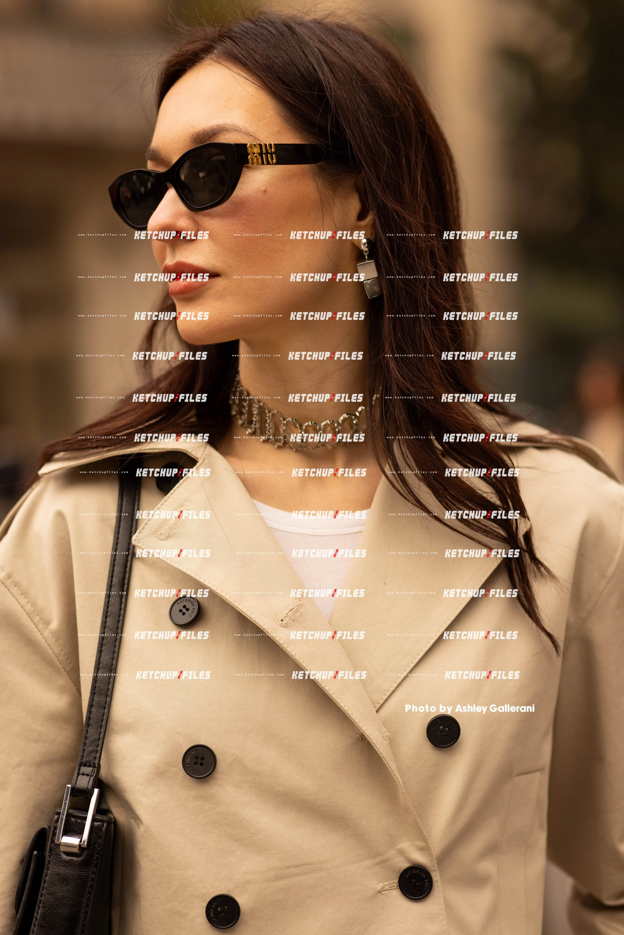 Street Style Photo of Guest at the Sportmax FW26 Milan Fashion Week Show