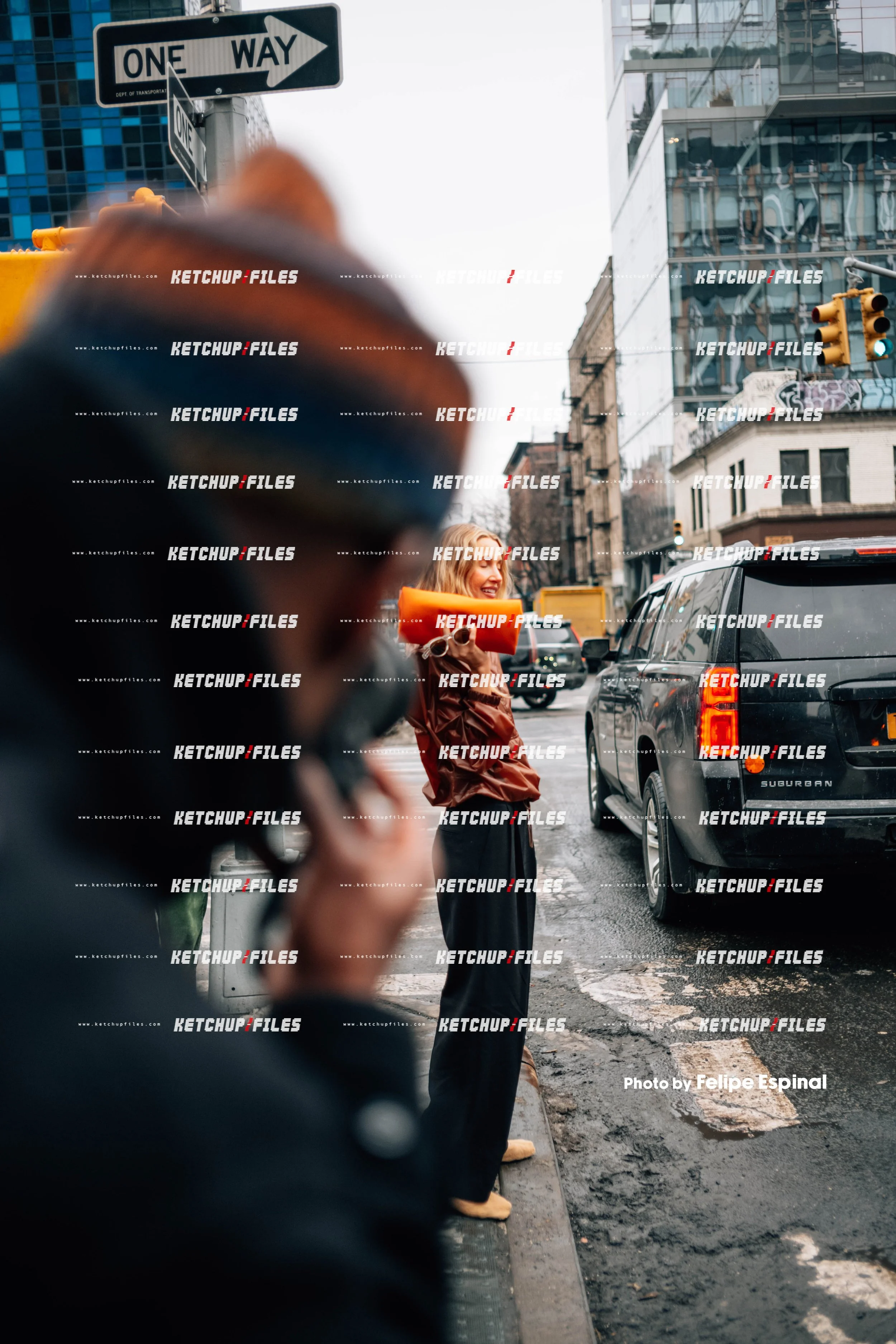 Street Style Photo of Courtney Grow at the Proenza Schouler FW26 New York Fashion Week Show