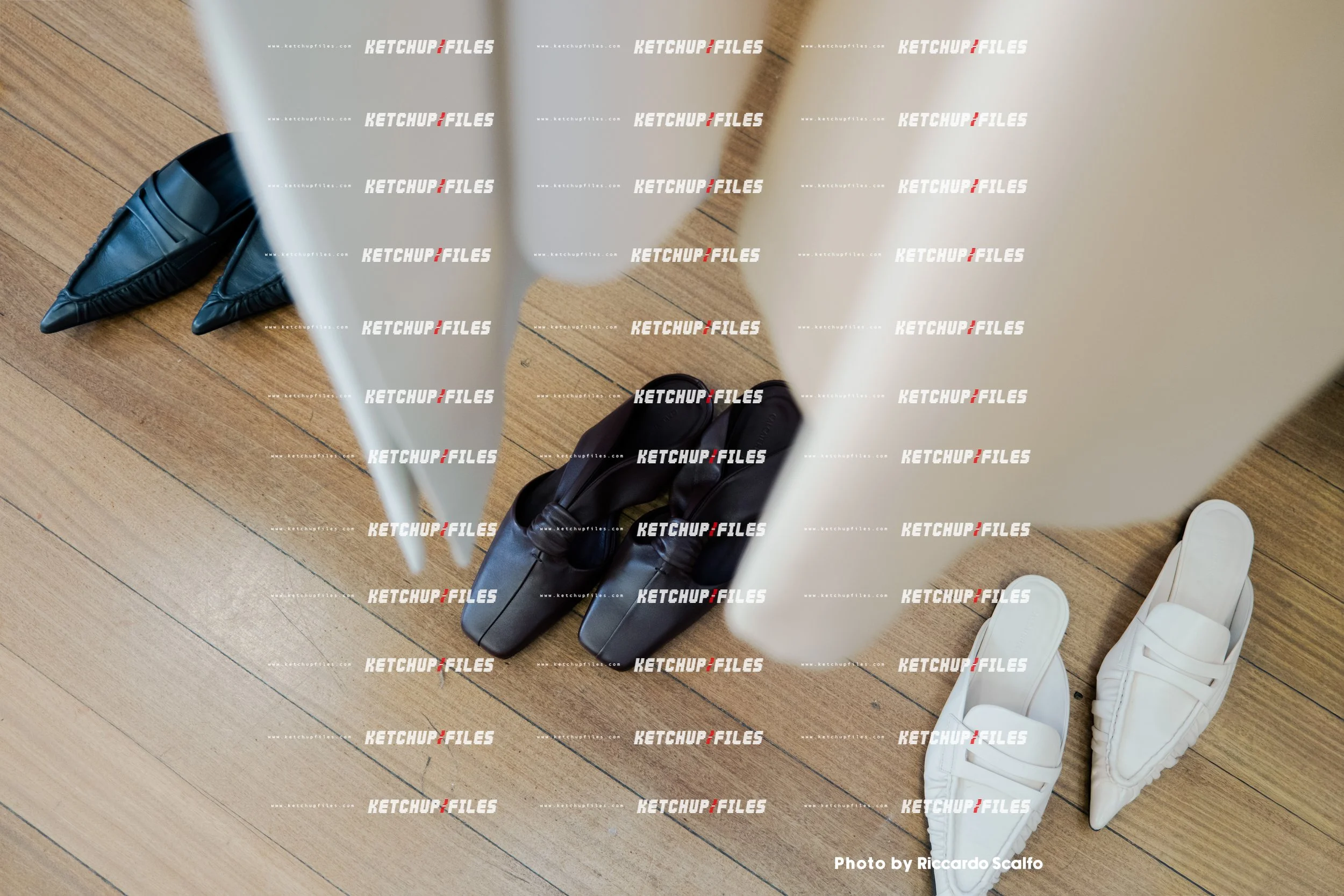 Backstage Photo at the Calcaterra SS26 Milan Fashion Week Show SS26