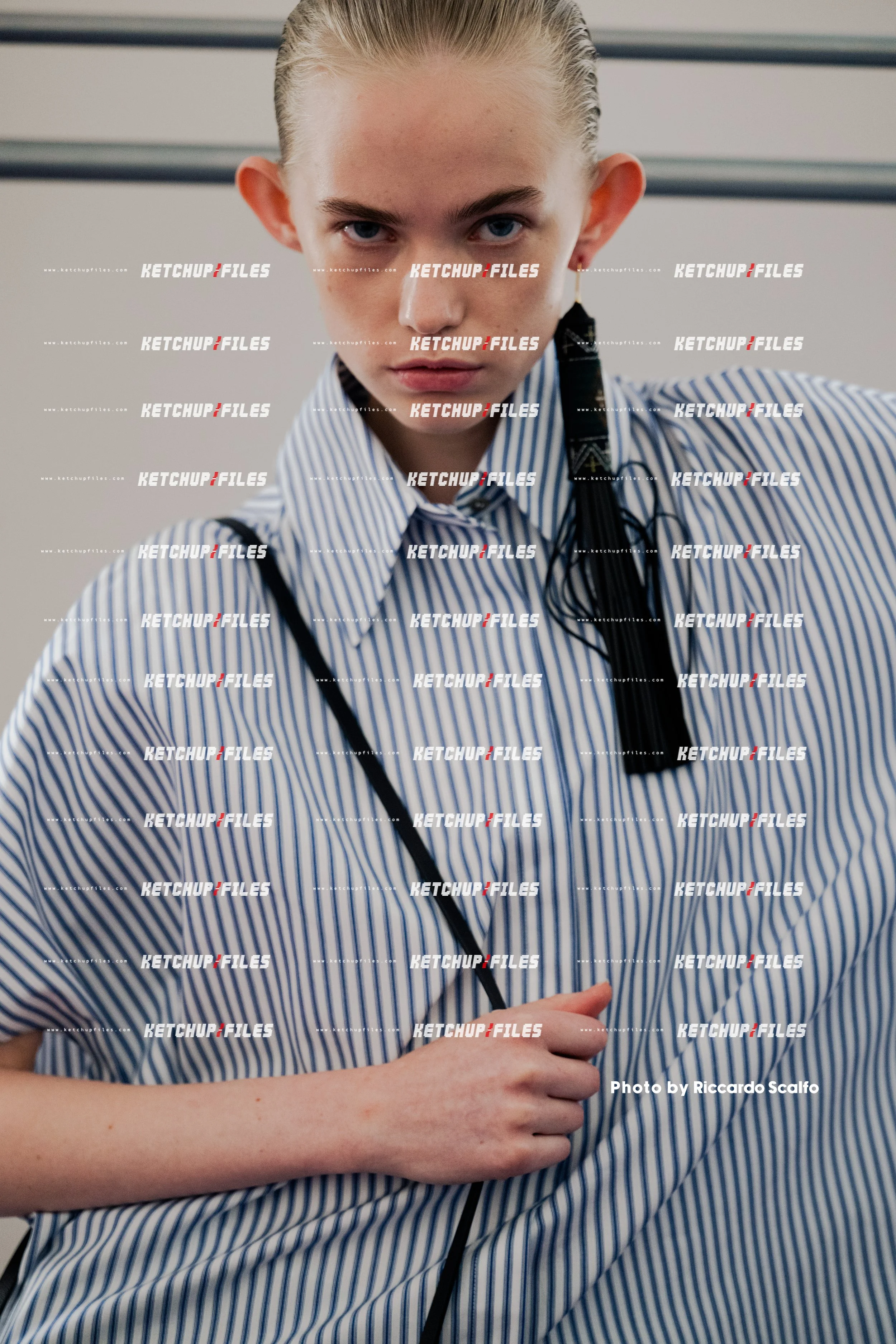 Backstage Photo at the Calcaterra SS26 Milan Fashion Week Show SS26