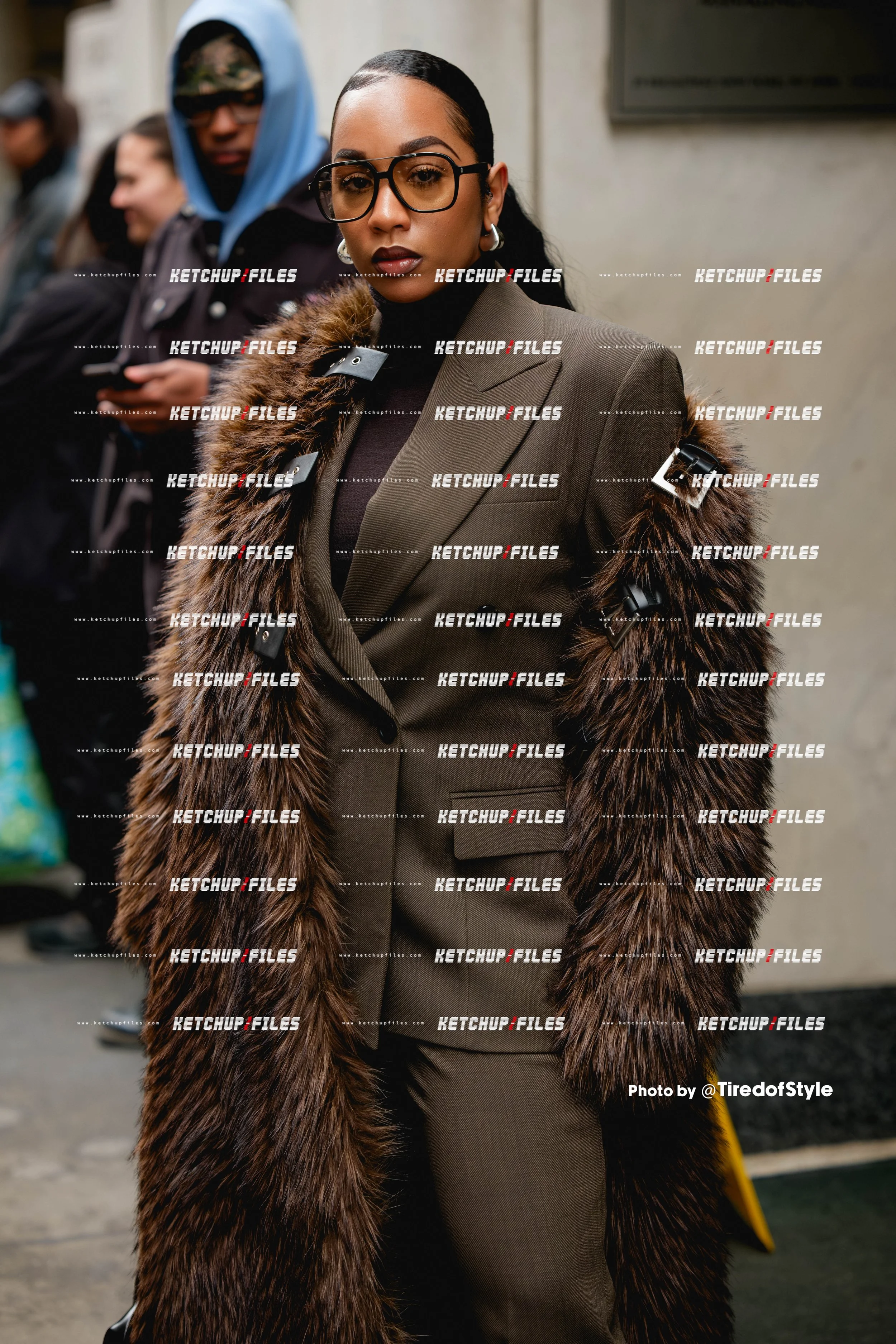 Street Style Photo of Guest at the Coach FW26 New York Fashion Week Show