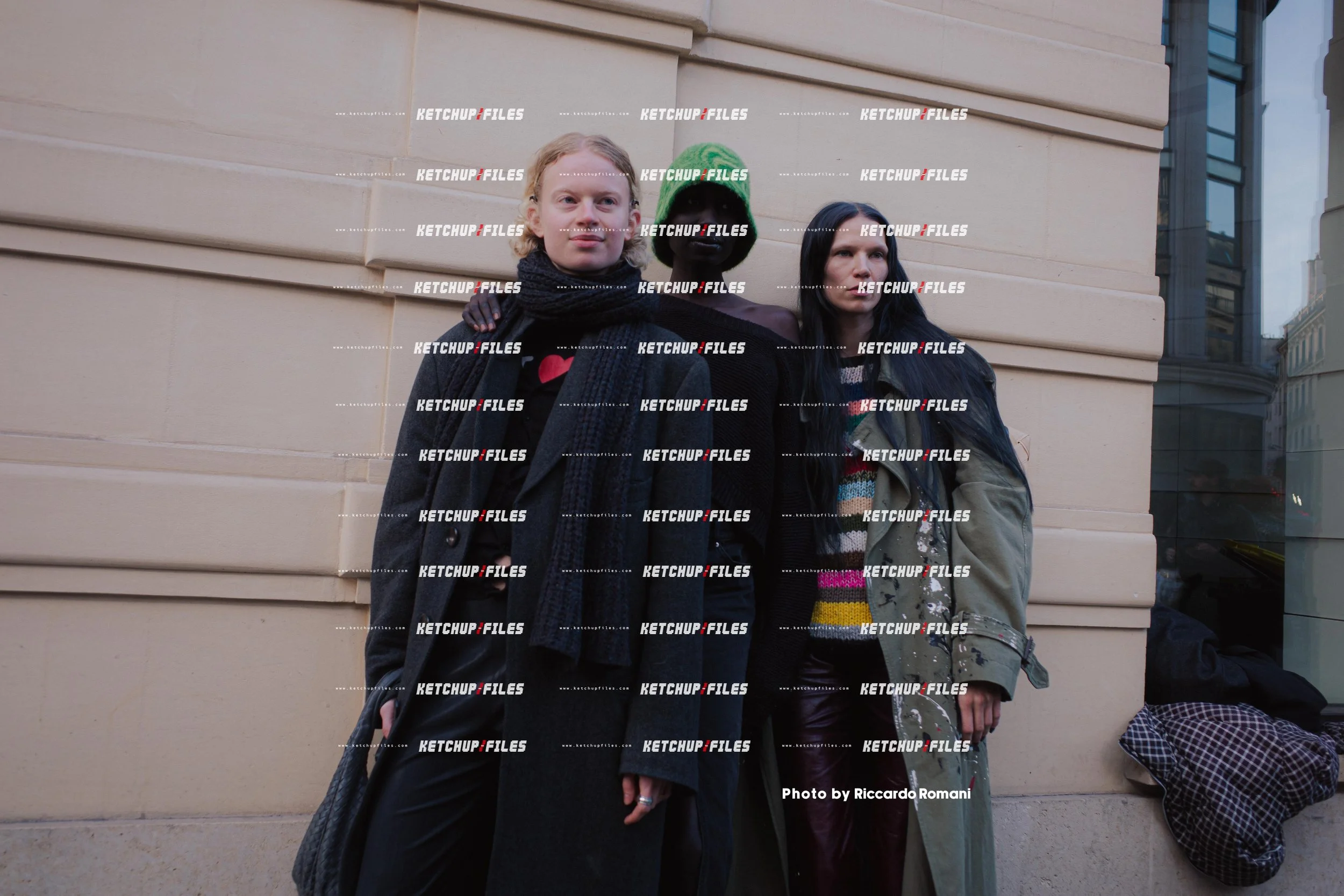 Street Style Photo of Guest at COMME des GARCONS FW25 Show Paris Fashion Week Fall Winter 2025