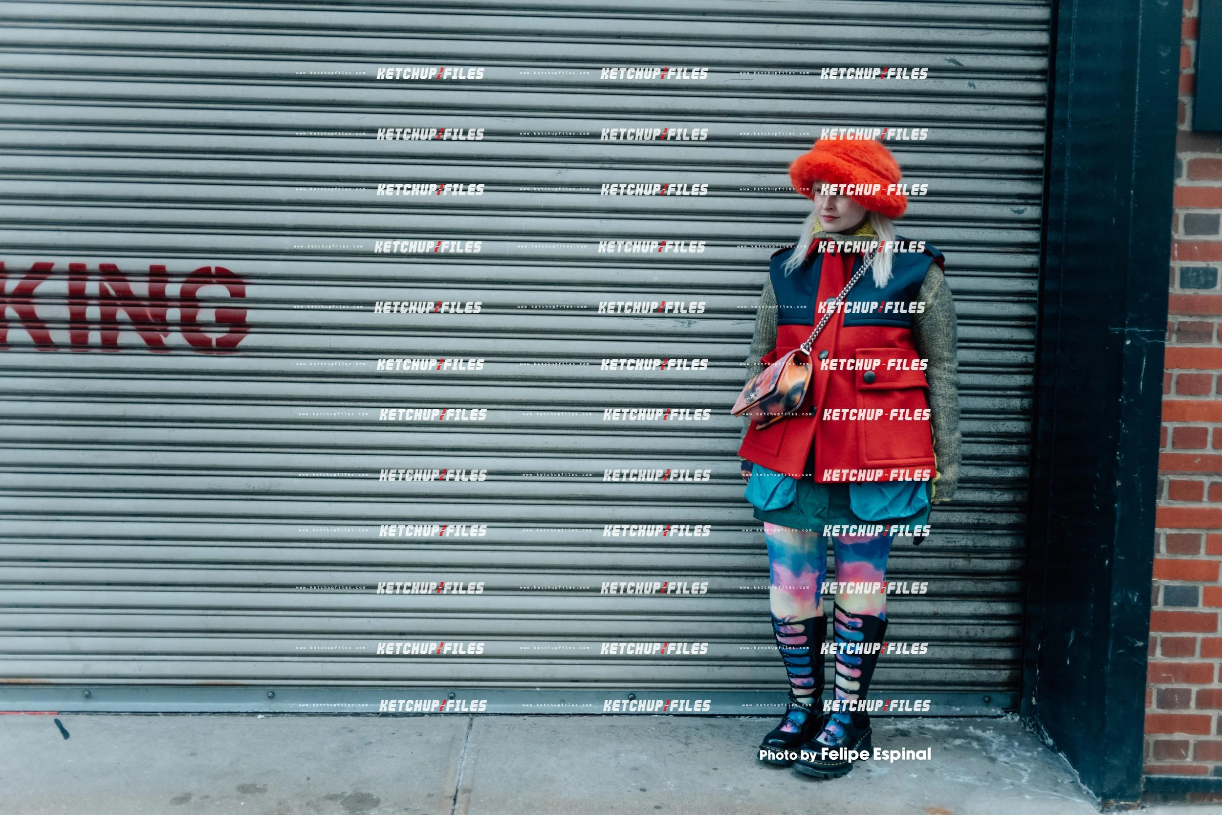 Street Style Photo of Kristen Bateman at the Zankov FW26 New York Fashion Week Show