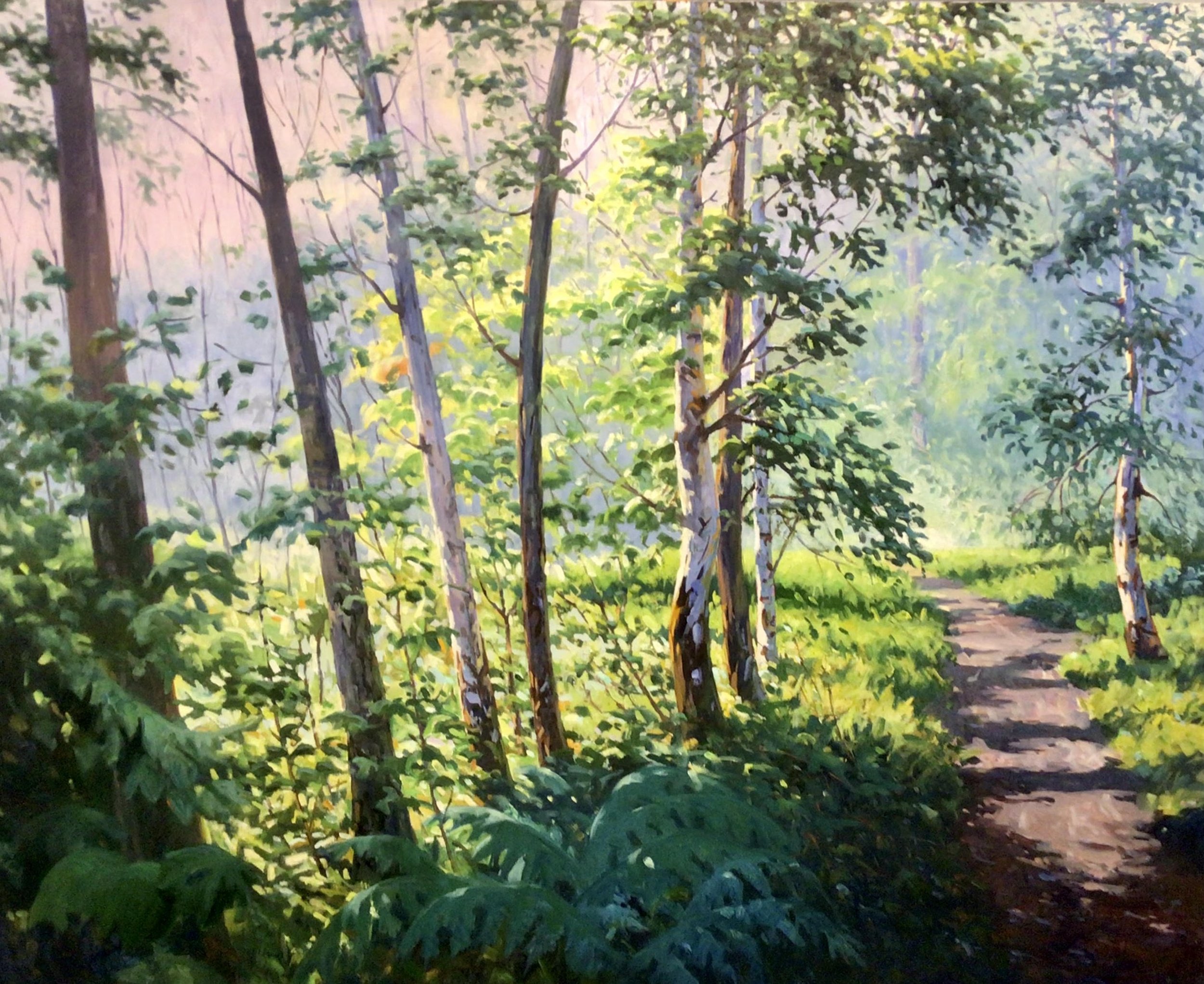 Green Piece, 52x64