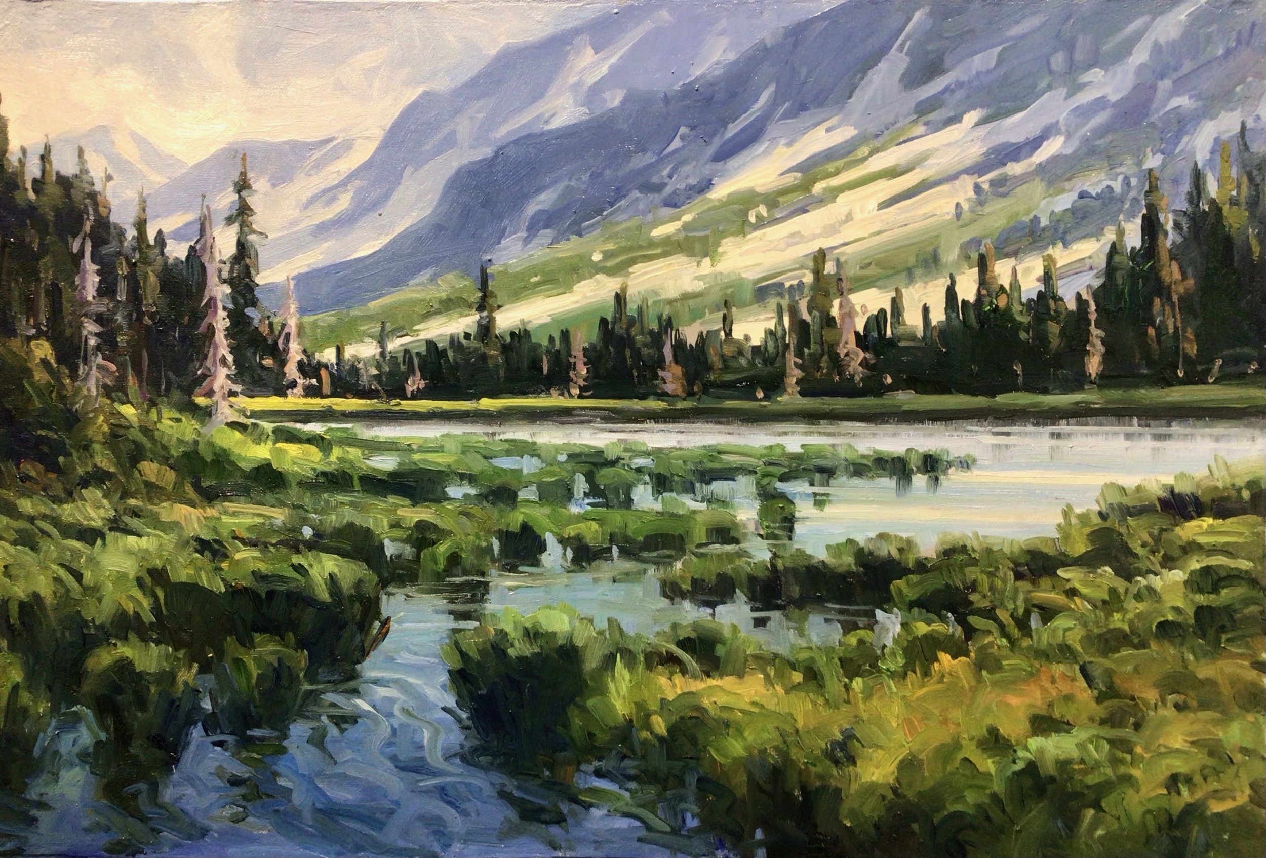 (SOLD) Tern Lake, 20x30