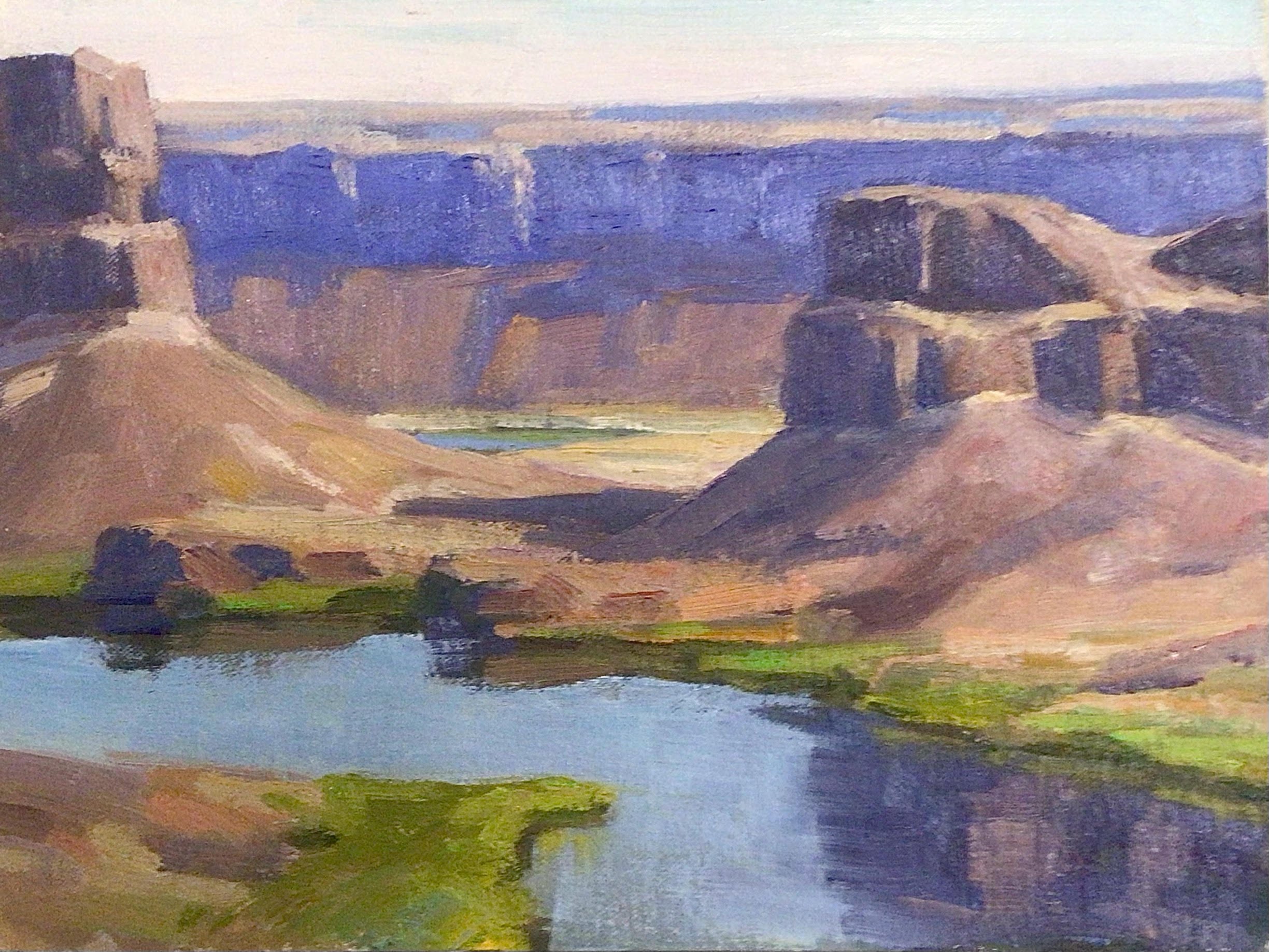Dry Falls, 9x12