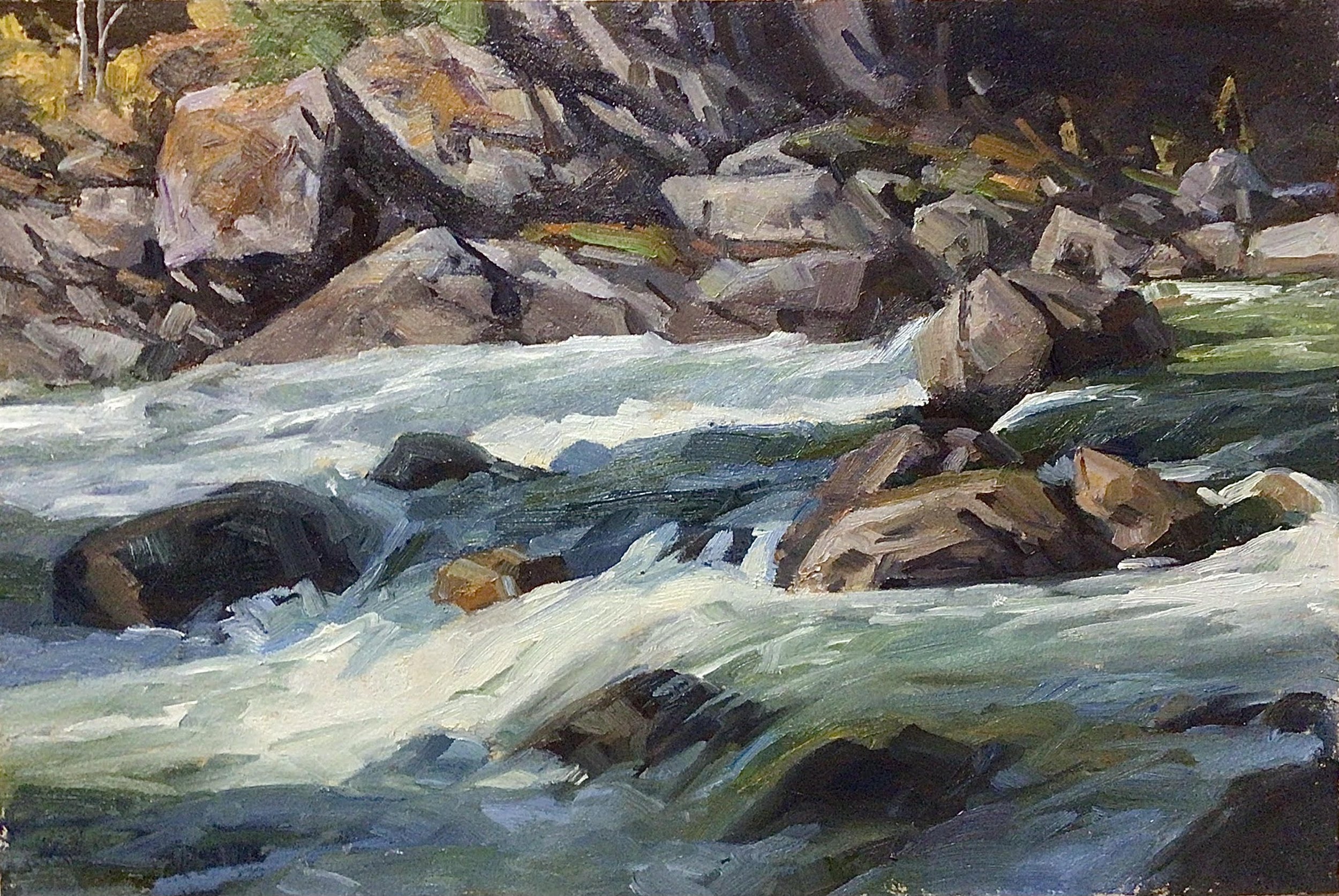 Stehekin River Study I, 12x18