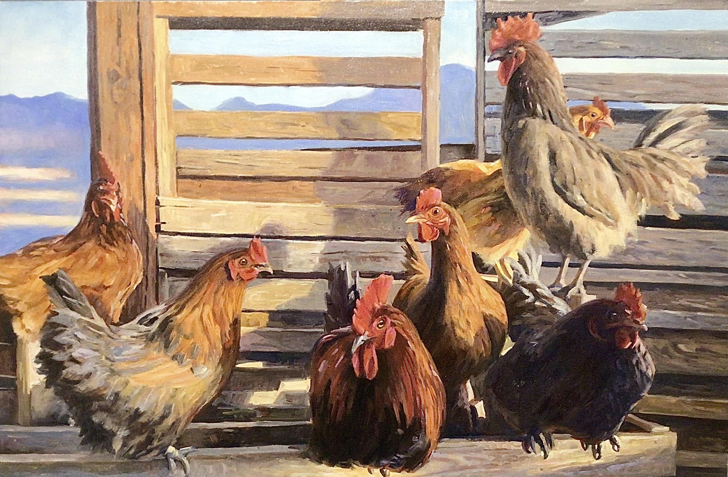 (SOLD) Seven Deadly Sins, 30x40