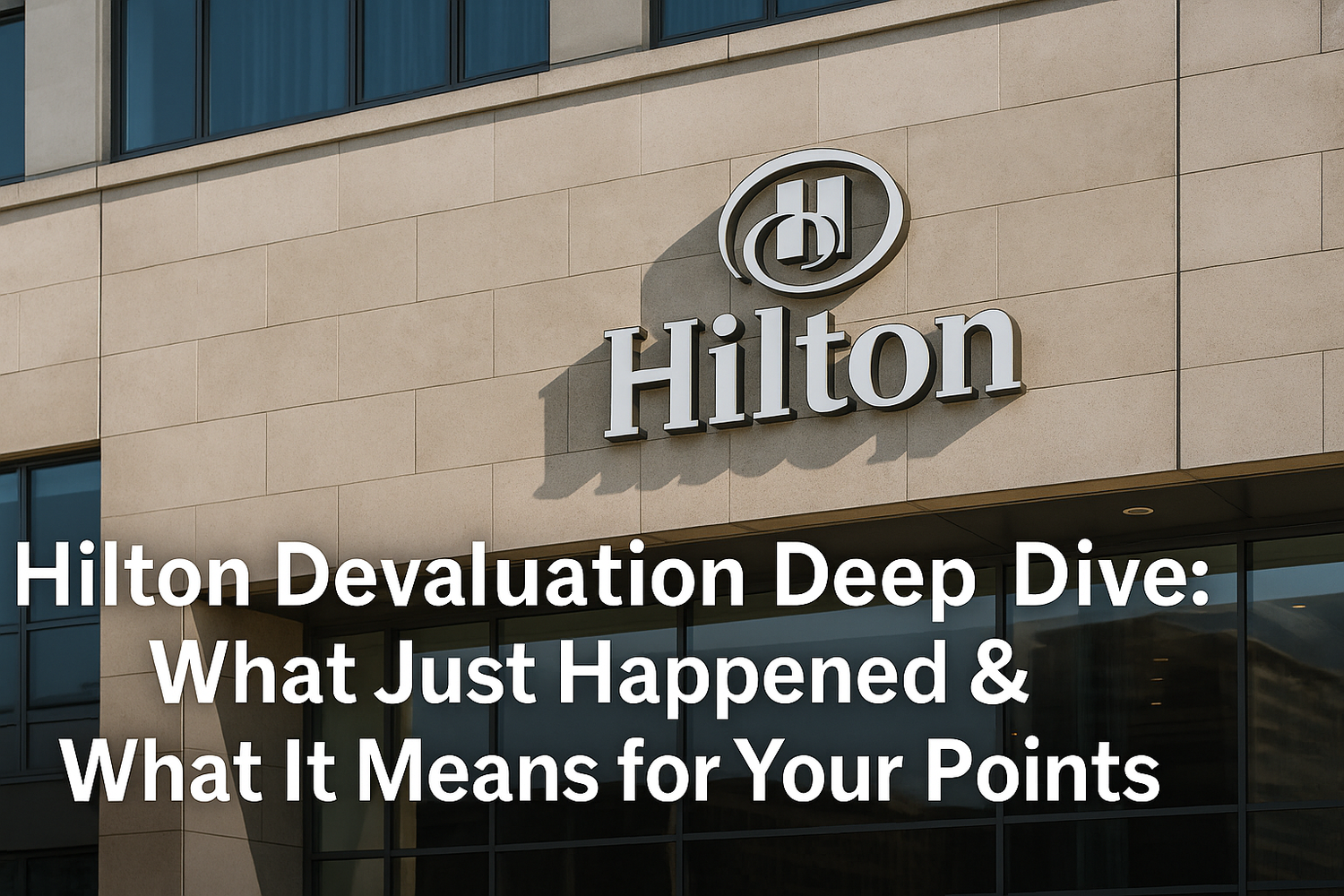Hilton Devaluation Deep Dive: What Just Happened & What It Means for ...