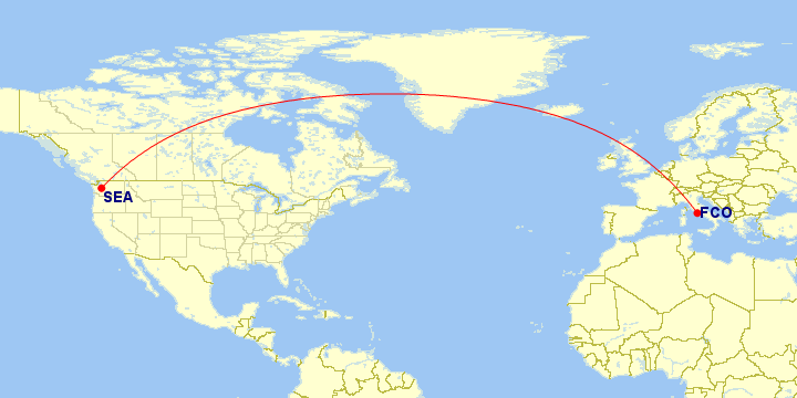 Seattle To Rome Flight Path Dreamliner to Rome: Alaska Airlines Charts First‑Ever Seattle–Europe ...