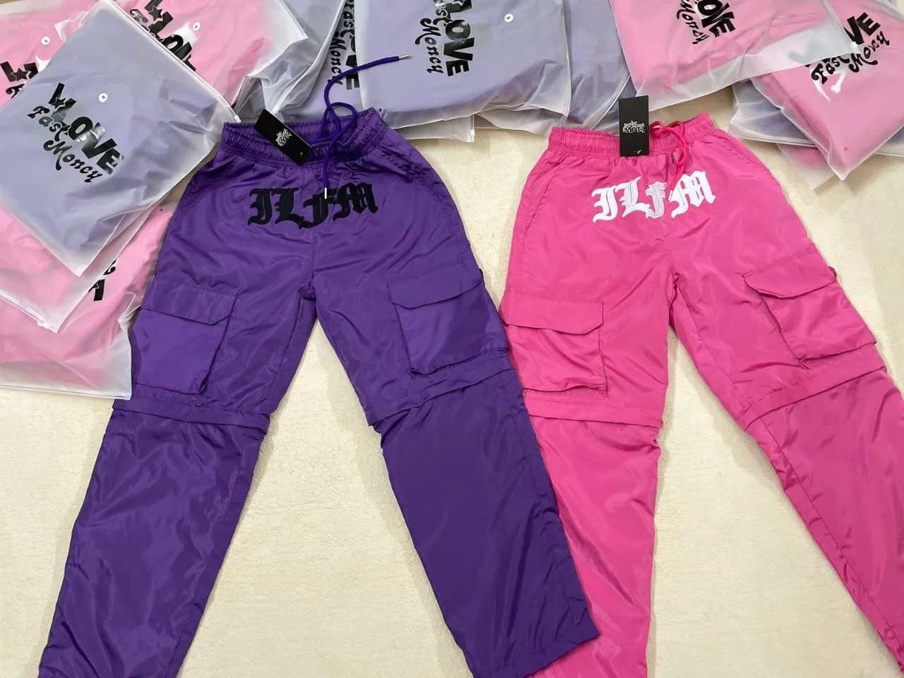 ILFM Nylon Cargo Pants