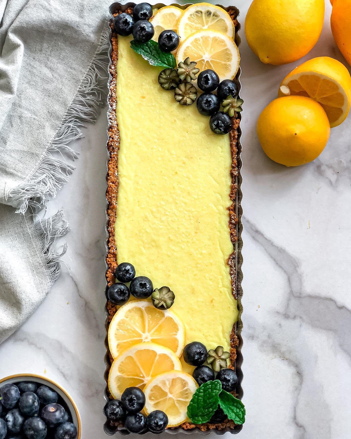 Same Lemon Tart Recipe but different styling methods and shape. 🍋
Which one is your favorite? 1, 2 or 3? 
Perfect dessert for #mothersday this weekend.  No baking required. 
This recipe is one of the most popular recipes here on IG and my blog. Here