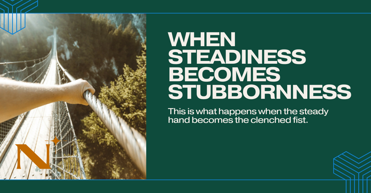 When Steadiness Becomes StubborNness