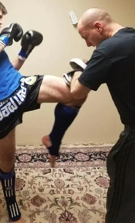 Pad Holding with Coach Mike 