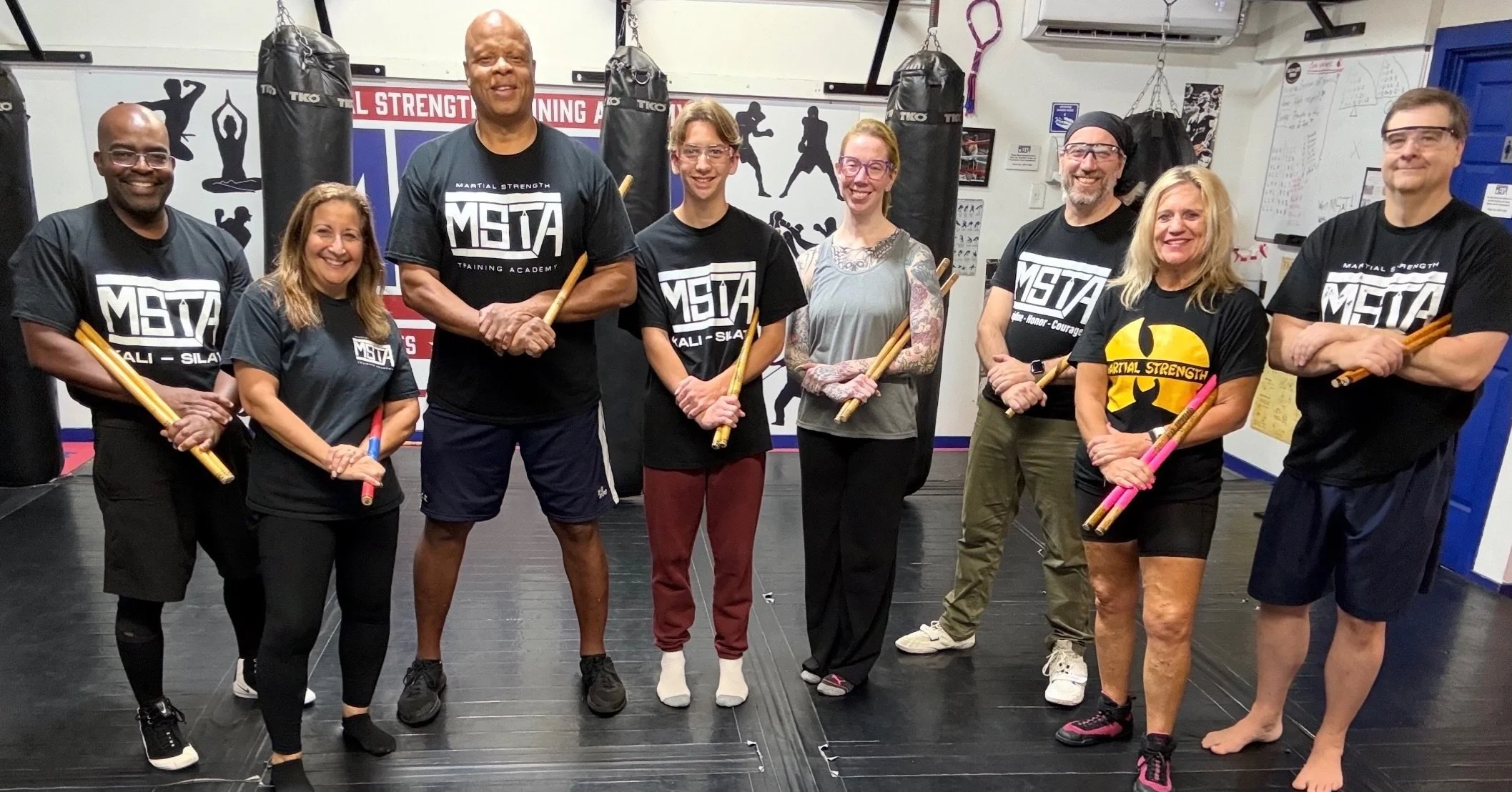 Kali (also known as Arnis or Eskrima) provides powerful physical, mental, and practical benefitsthrough its unique weapon-based and flowing training methods.

Kali carries centuries of blade wisdom, angles, footwork, and timing passed hand to hand.
A