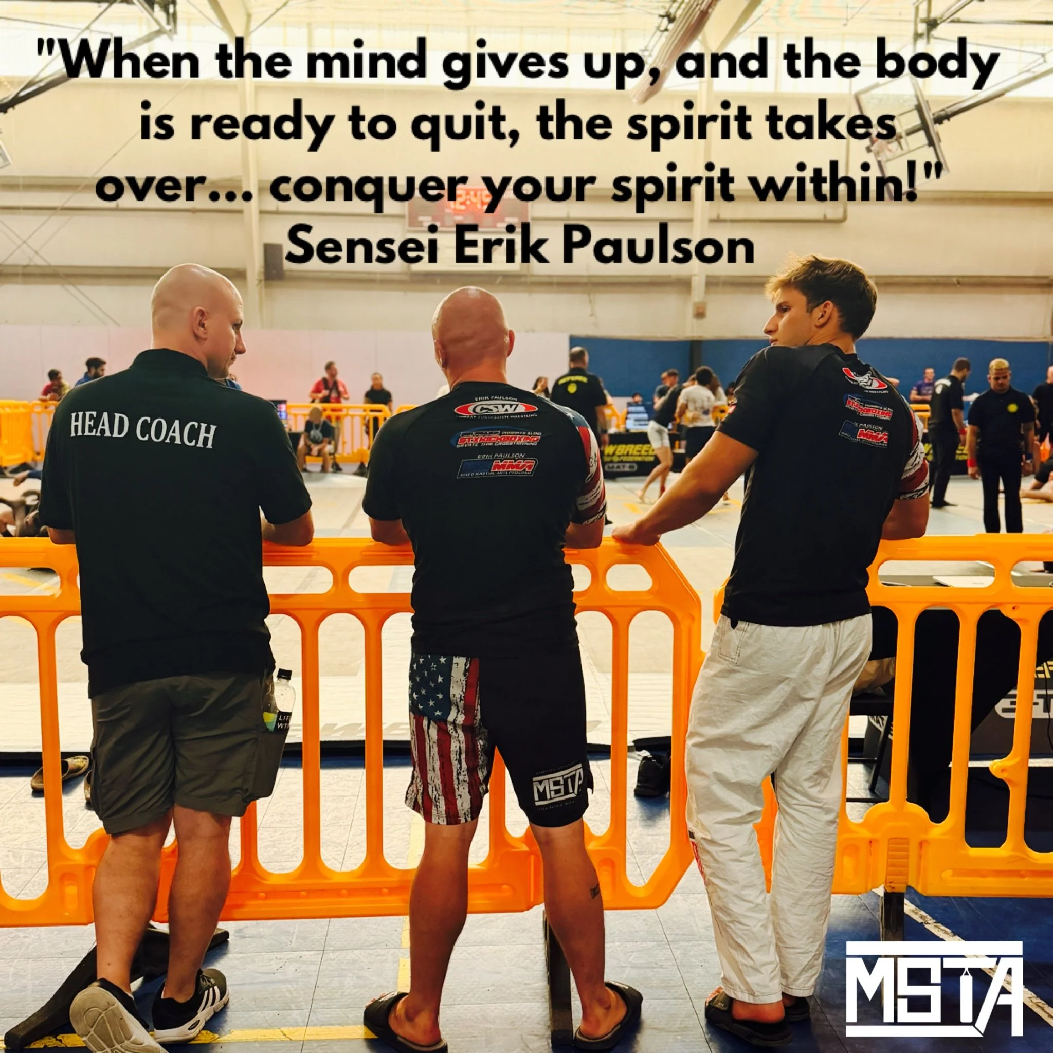 @erikpaulson CSW - The fighting spirit is the quiet mastery of the self, steady under pressure, intentional in every movement.

MSTA Goal-focused, community-oriented personal instruction in Martial Arts, Fitness &amp; Self Defense. Youth &amp; Adult 