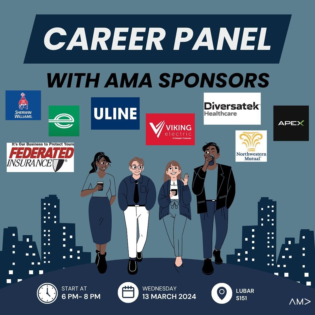 Happy Wednesday AMAers!👩&zwj;💼🧑&zwj;💼🤩

Don&rsquo;t forget to attend the career panel AMA is hosting TODAY at 6pm! This is a great chance to network with several employers, and even have a chance to land internships! 

Don&rsquo;t forget to dres