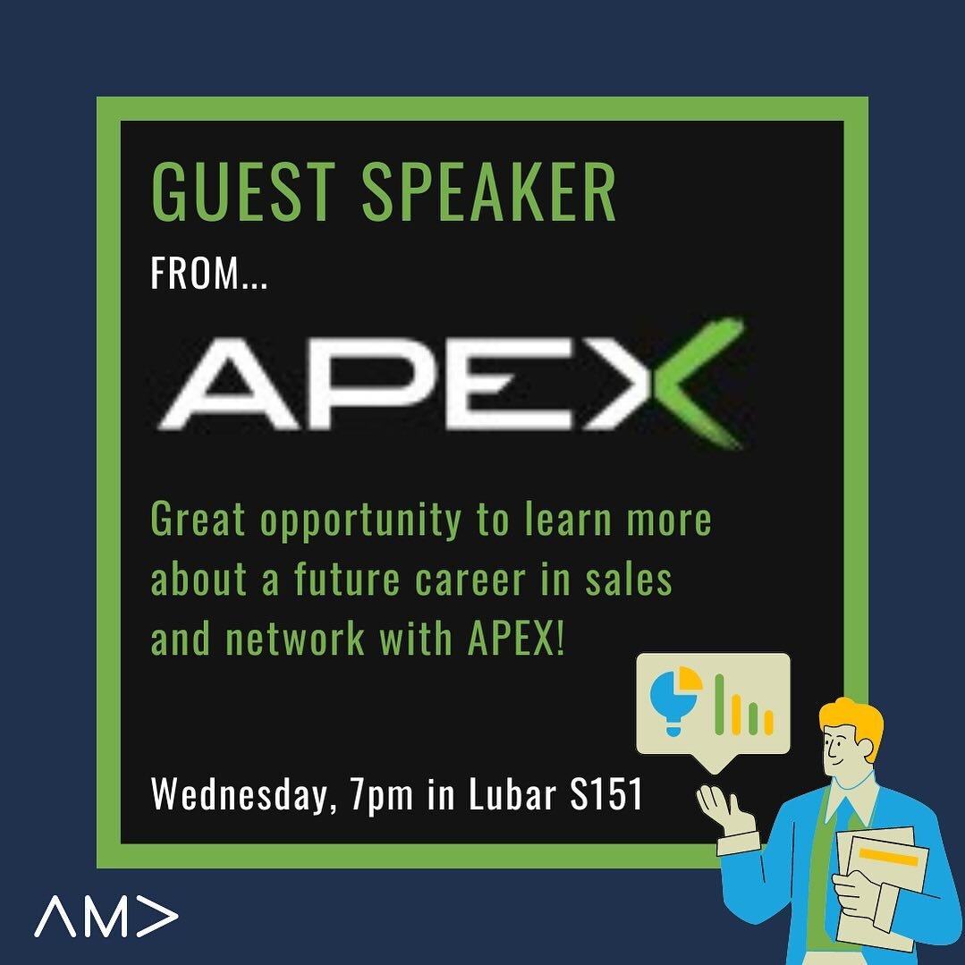 Happy Wednesday AMAers! 💫

Join AMA tonight while we get the opportunity to hear from one of our amazing sponsors Apex! This is a great chance to learn more about sales and to grow your network! 📈👩&zwj;💼👨&zwj;💼

We can&rsquo;t wait to see you t