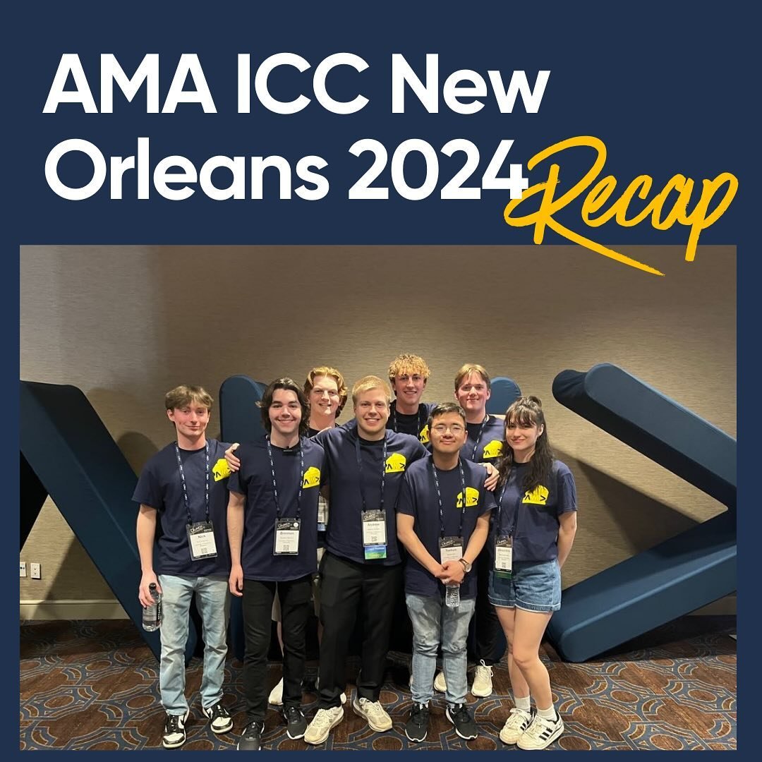 Proud to announce a successful trip to New Orleans for the AMA ICC! ✈️✨

All year, our members have worked extremely hard in preparation for this conference. 💪 Their dedication to competing throughout the year, learning and growing their skills, and