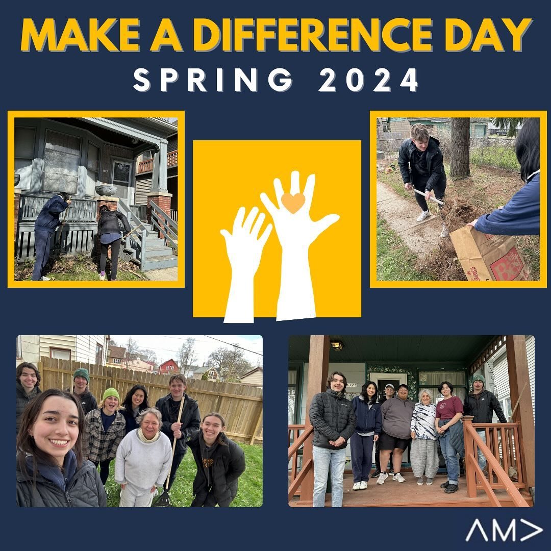 Happy Make a Difference Day AMAers😁🌷

Make a Difference Day is a city wide event where volunteers help older adults in the community prepare their yards for Spring! Today we worked on four homes in the local Milwaukee area. We even got snacks!😋

R