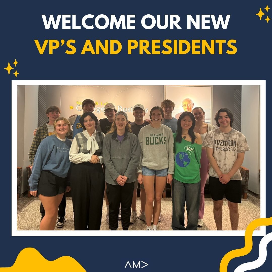 Hello AMAer&rsquo;s 💫

We are proud to announce our new VPs and Presidents! We are excited to see our AMA family grow and thrive! 🫶

Thank you for everyone&rsquo;s hard work, dedication, and leadership! We can&rsquo;t wait to see what the future of