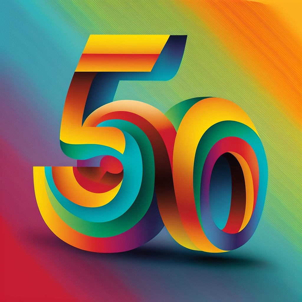 Matt_Shadbolt_vector_vibrant_simple_colors_of_the_number_fifty_34784a56-d686-4b96-8166-1acdda14ee50.png