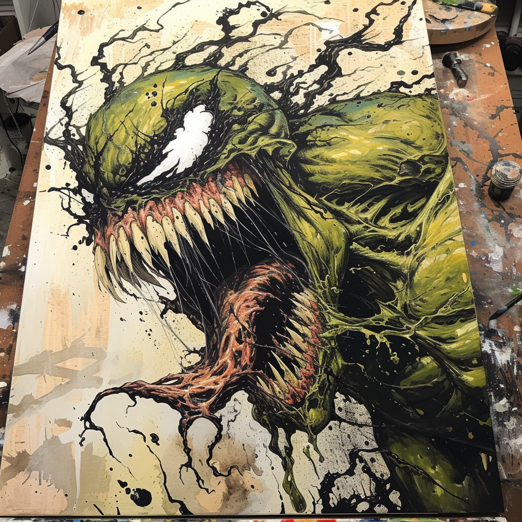 In The Studio: Symbiote Hulks
