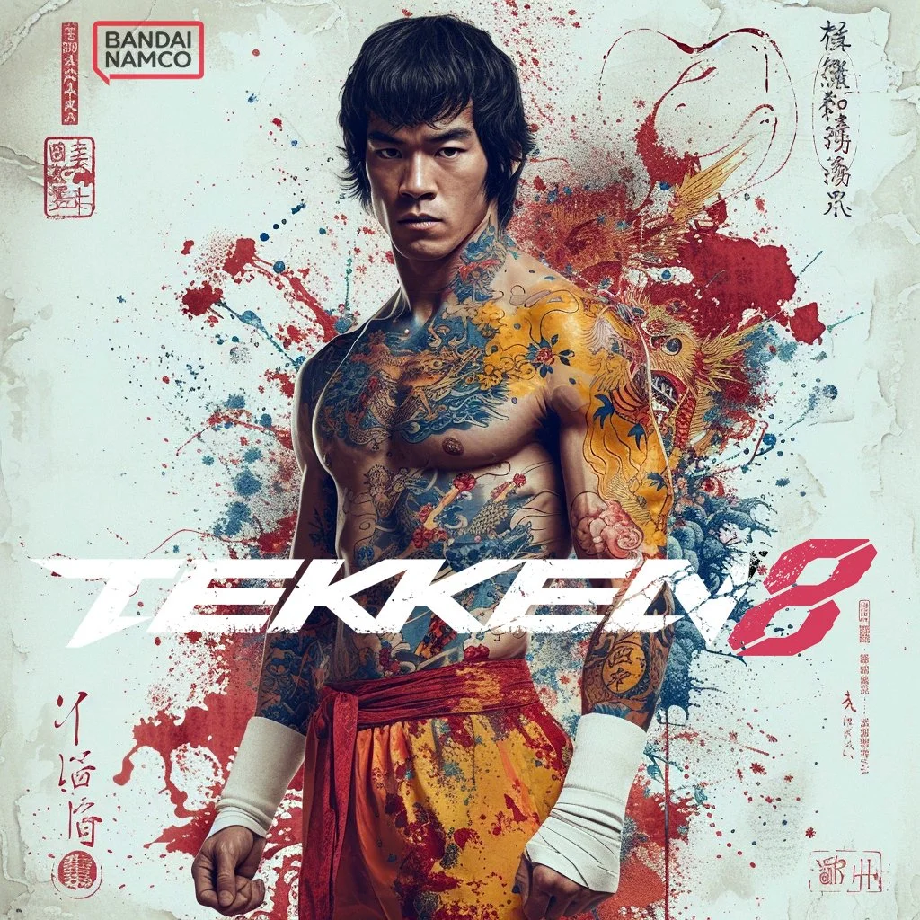 Retro Tekken 8 Posters
