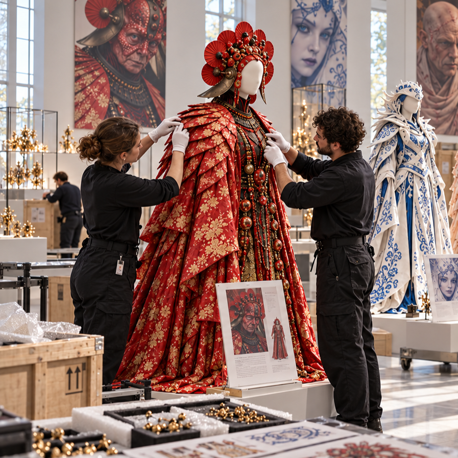 Costume Exhibition at The Victoria &amp; Albert Museum