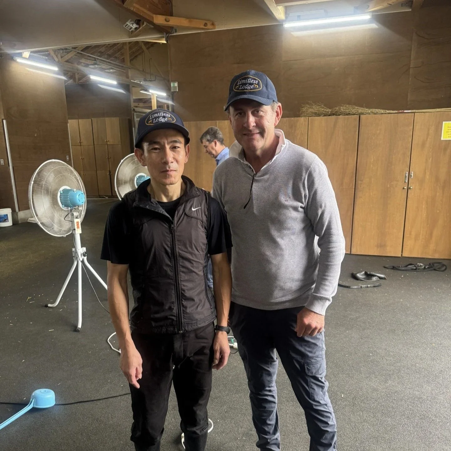 Tim and rider Hiro