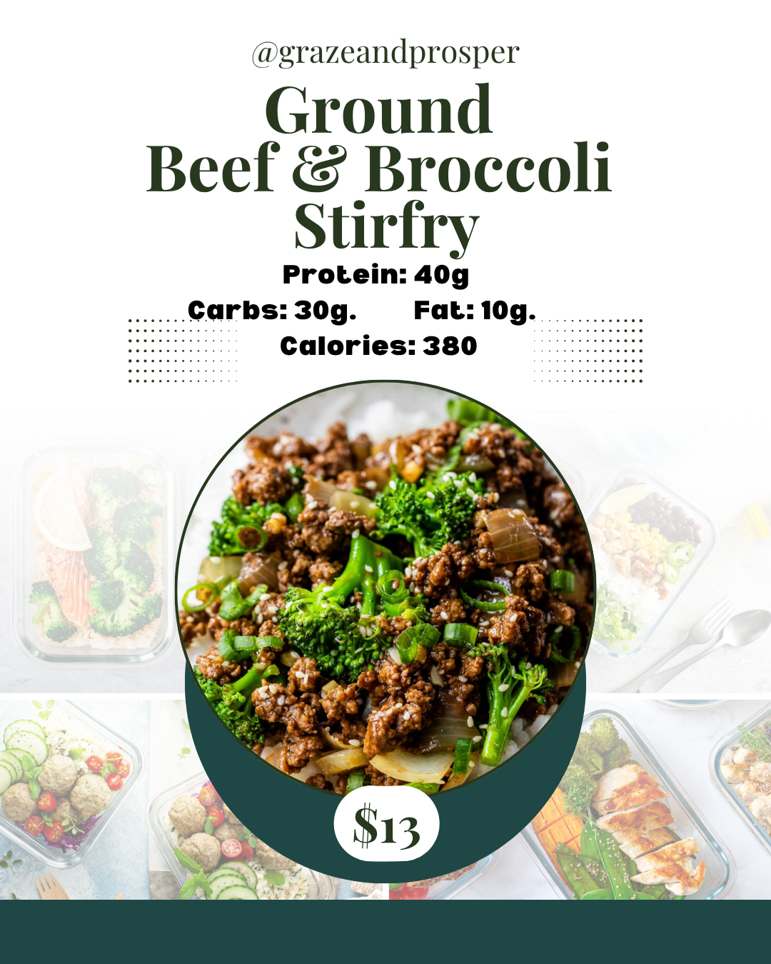 Ground Beef + Broccoli Stirfry