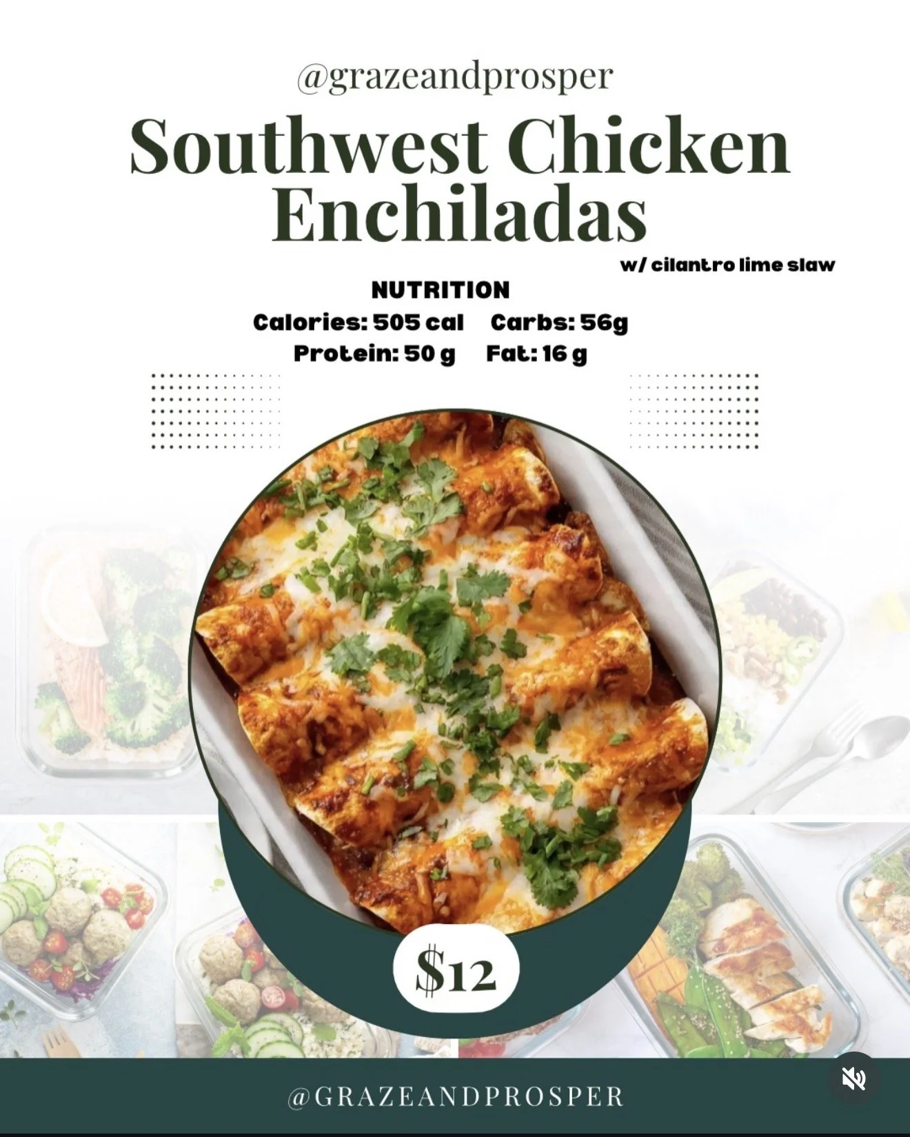 Southwest Chicken Enchiladas