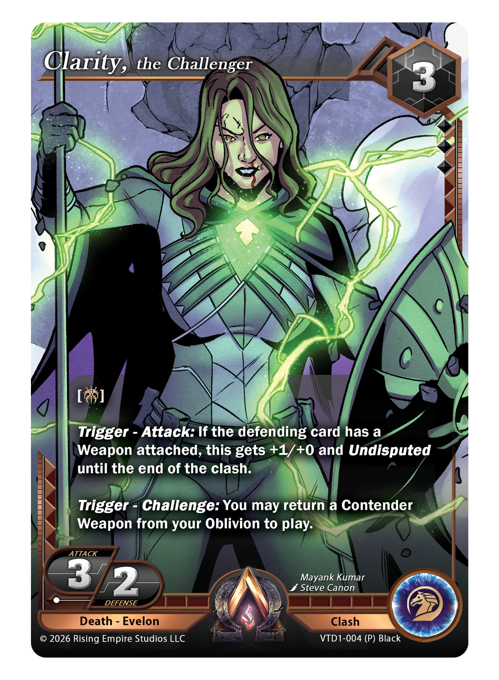 VTD1-004 Clarity, the Challenger