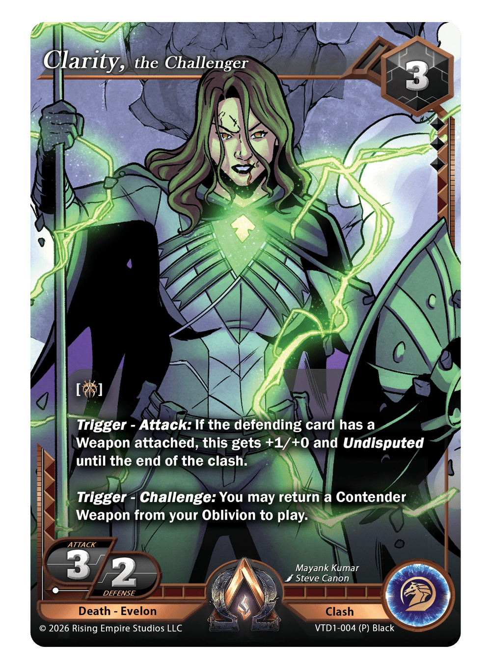 VTD1-004 Clarity, the Challenger