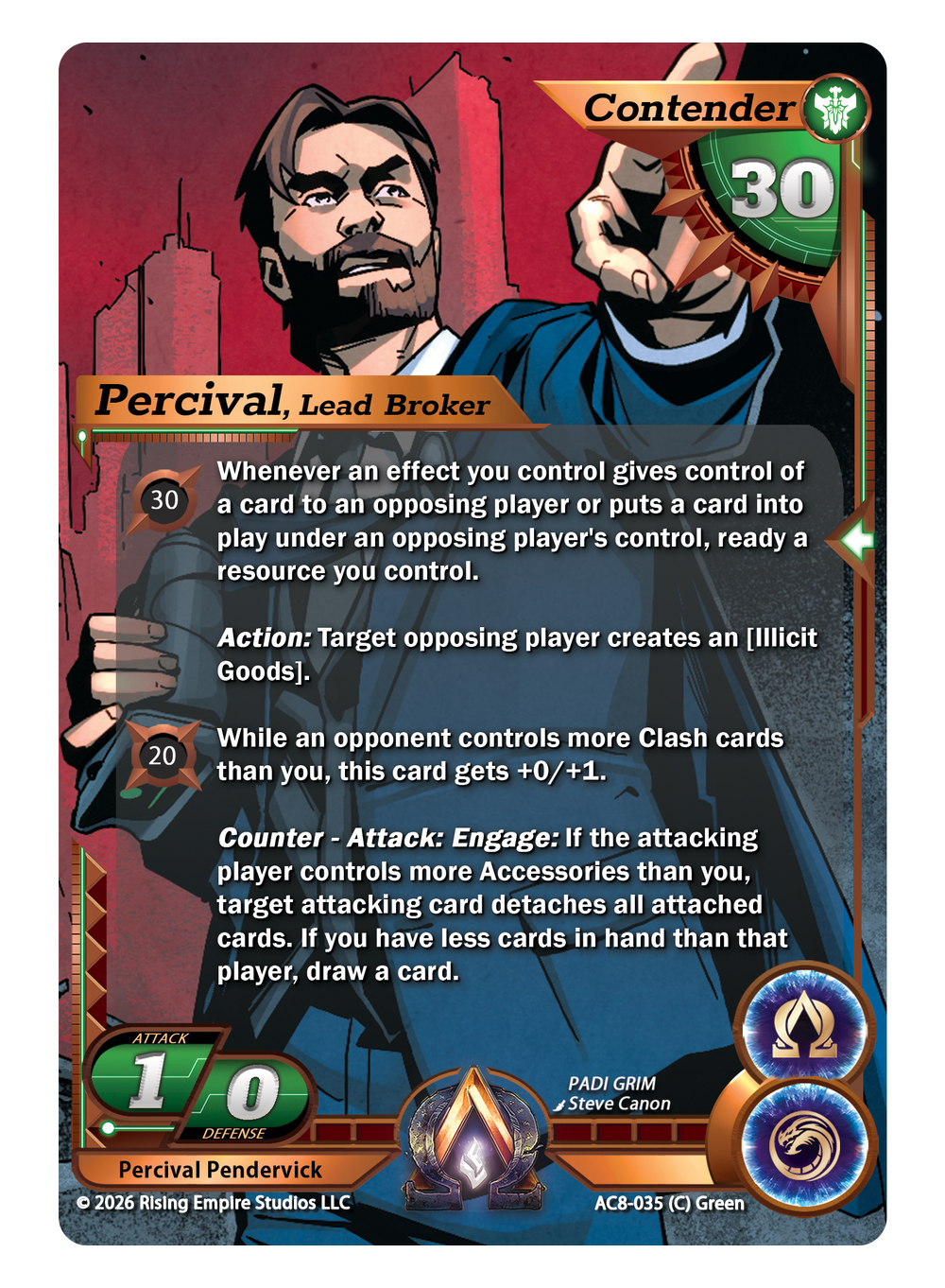 AC8-035 Percival, Lead Broker