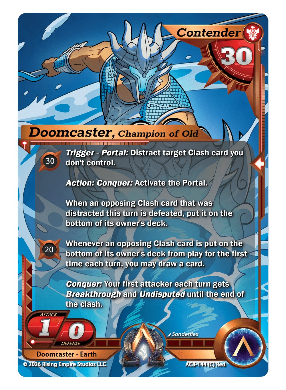 AC8-144 Doomcaster, Champion of Old