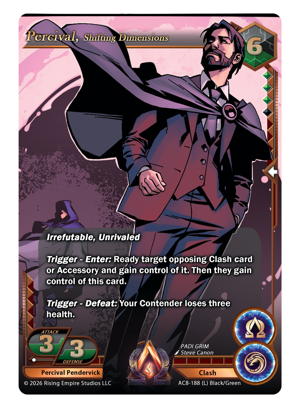 AC8-188 Percival, Shifting Dimensions