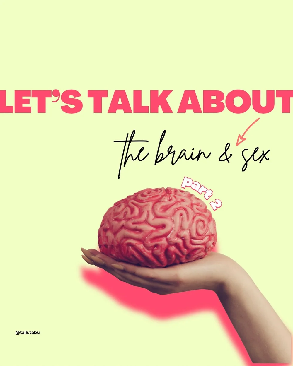 Must be looooooove on the braaaaain 🧠. Or was that s&pound;x? 👀🤭 Our brains are our largest s&pound;x organs and sometimes they get a little sad, hyperactive, anxious, or overwhelmed. You won&rsquo;t always be in the mood for s&pound;x and that&rs