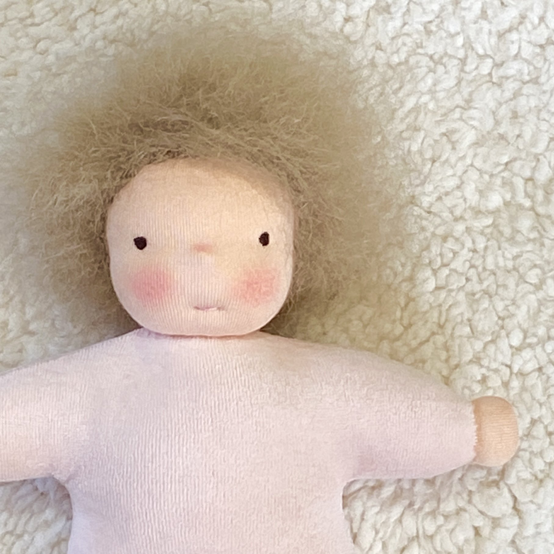 10 Inch Waldorf Preschool Doll "Peach"