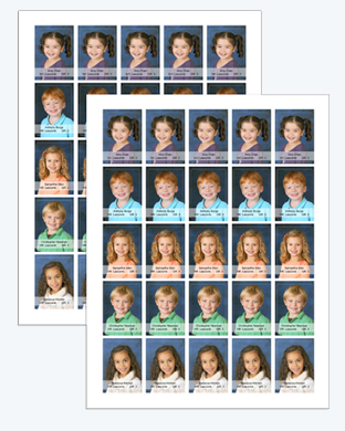Sheet of 25 stickers