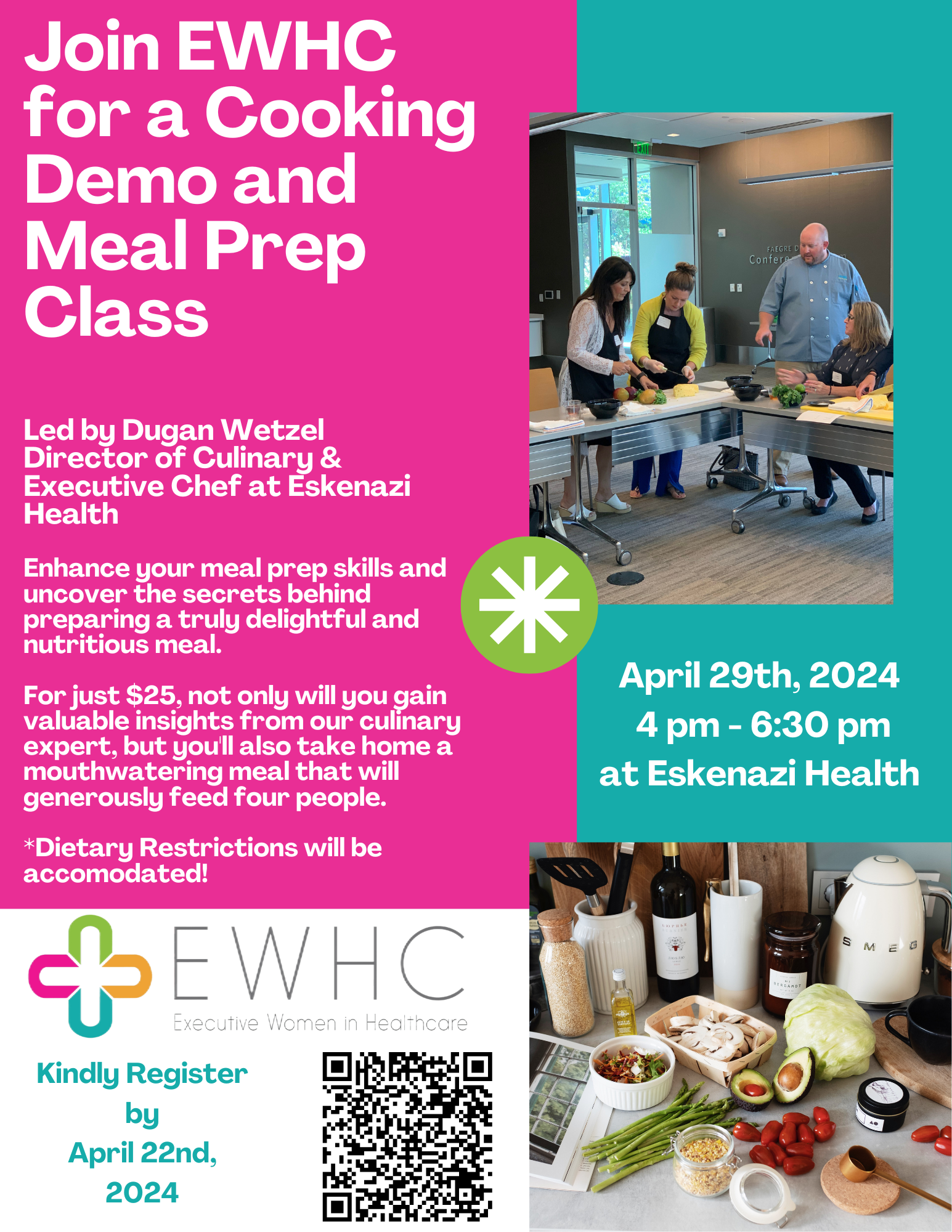 EWHC Cooking Demo 2024 — Executive Women in Healthcare